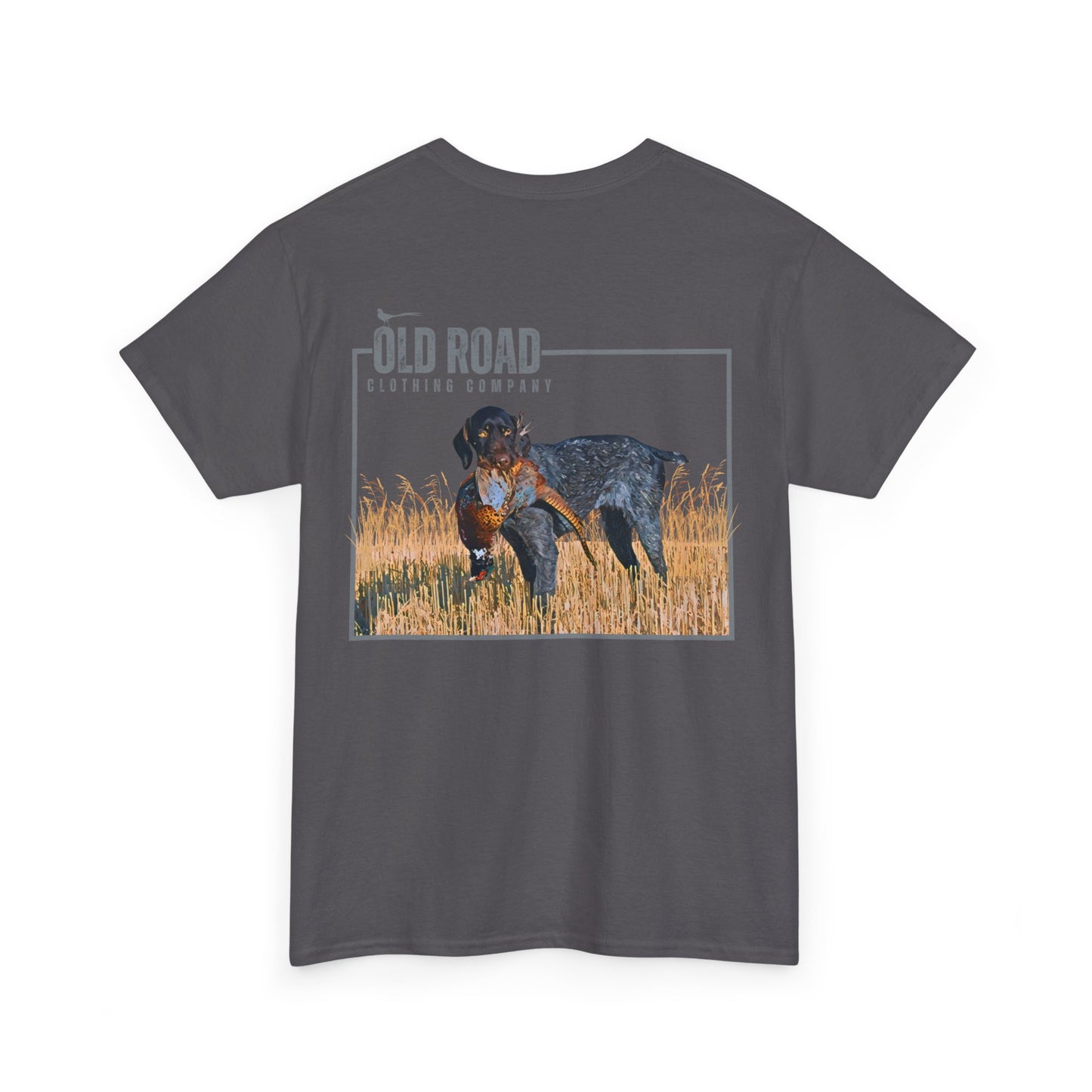 GSP Holding Pheasant T Shirt | Pheasant Hunting German Shorthaired Pointer | Pheasant Hunting Hoodie | Bird Hunting | Bird Dogs | Hunting Dog