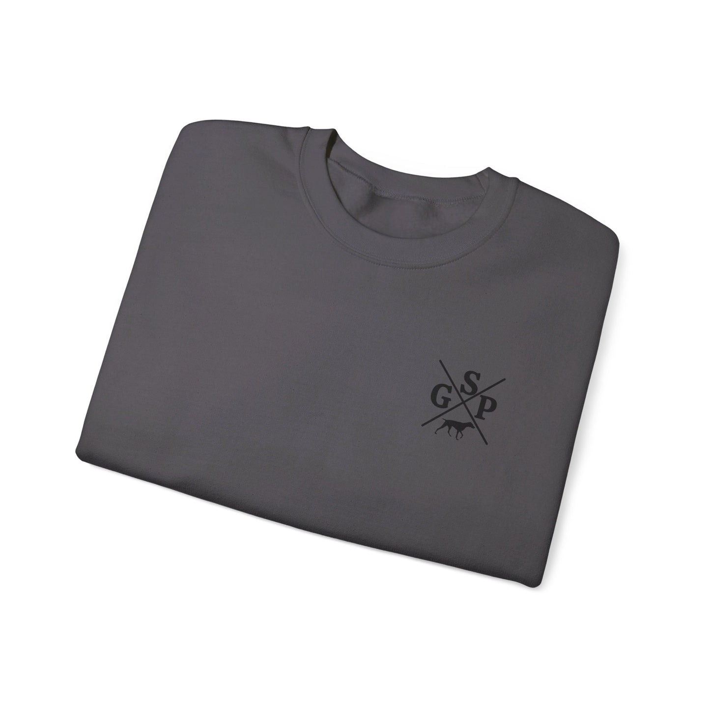 GSP Crewneck | Cross Shirt | GSP X | German Shorthaired Pointer T shirt | Upland Hunting Shirt | GSP Pointing | Hunting Shirt | Bird Hunting