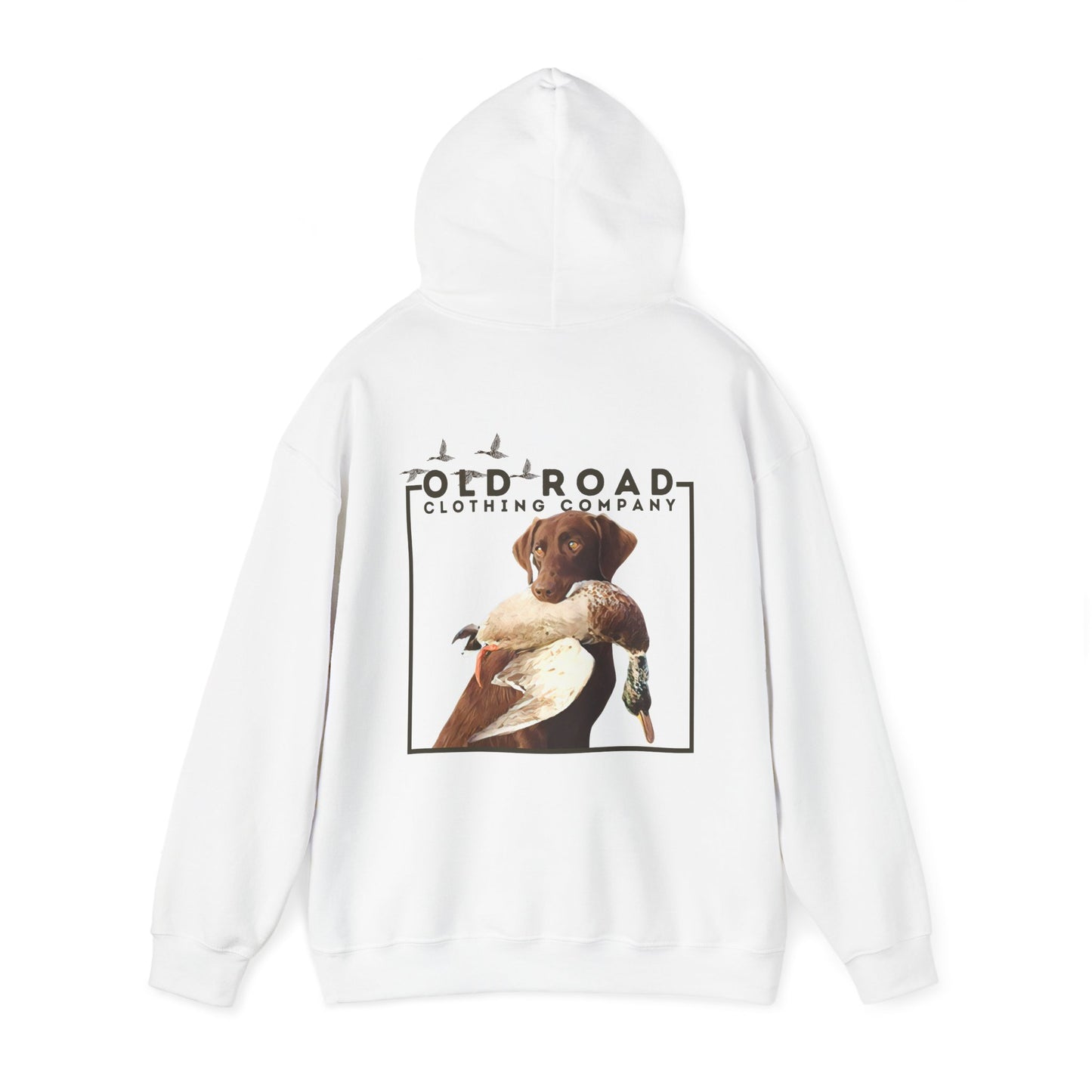 Labrador Retriever Duck Hunting Hoodie | Lab Retrieving Duck | Duck Hunting | Hunting Dog Shirt | Chocolate Lab | Waterfowl Shirt |