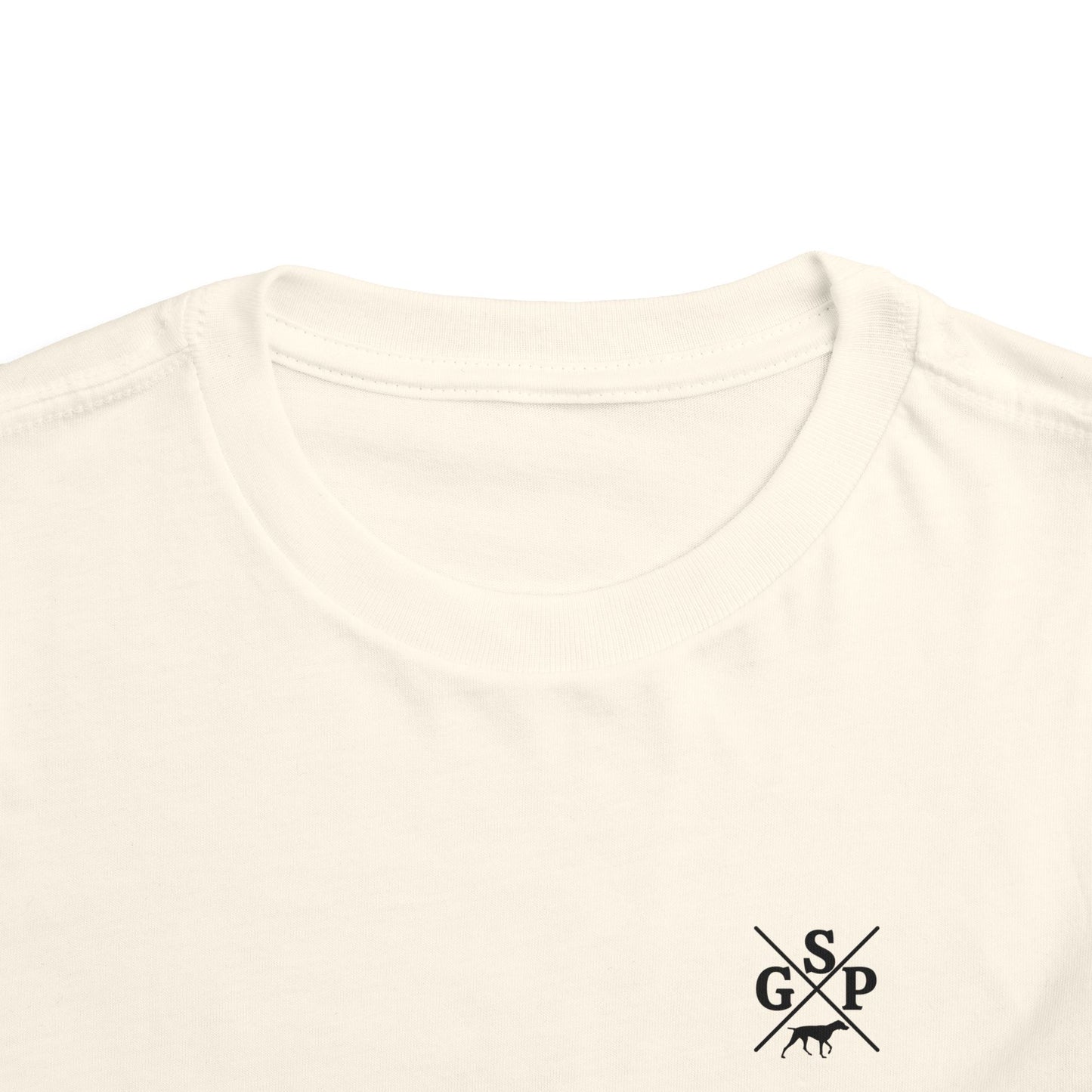 GSP Toddler T Shirt | Cross Shirt | GSP X | German Shorthaired Pointer T shirt | Upland Hunting Shirt | GSP Pointing | Hunting Shirt | Bird Hunting