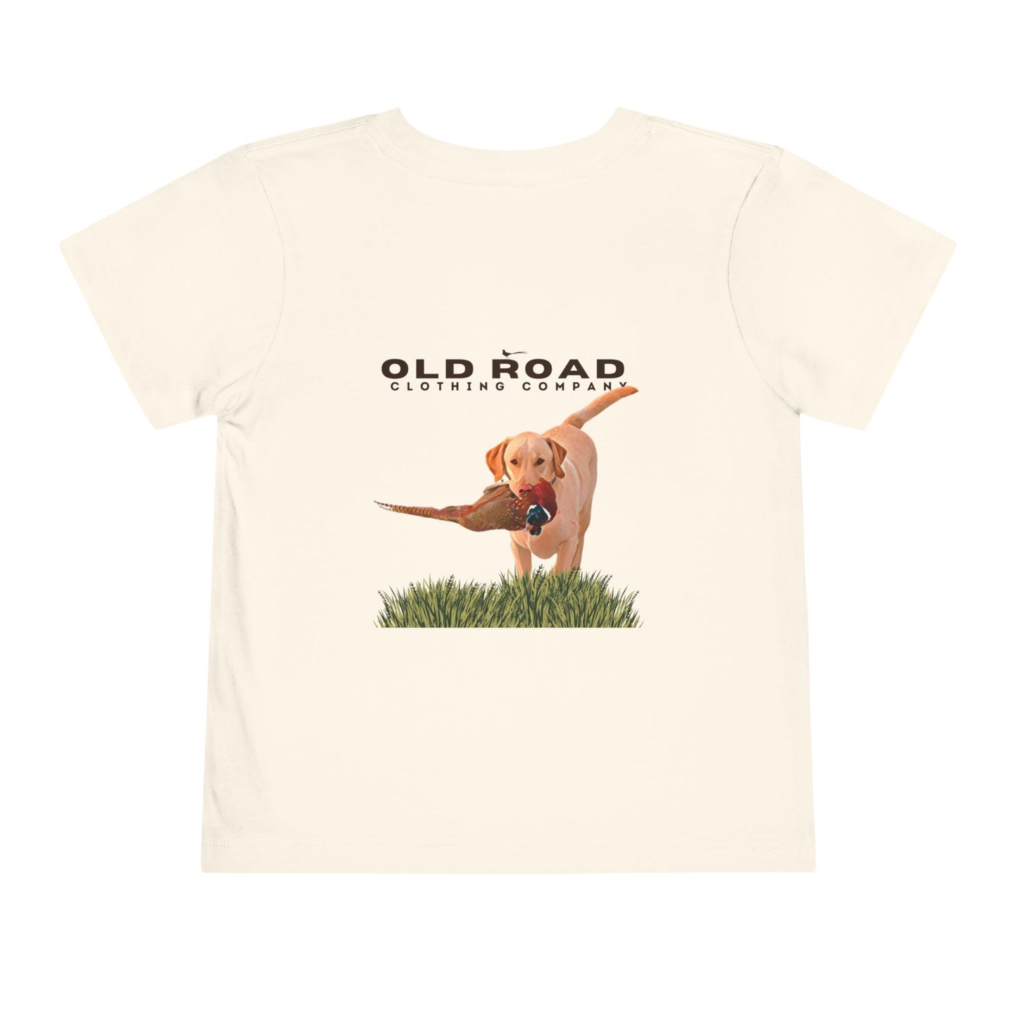 Labrador Retriever Toddler T Shirt | Pheasant Hunting | Yellow Lab | Working Labrador Dog | Hunting Dog | Lab and Pheasants | Bird Hunting T Shirt