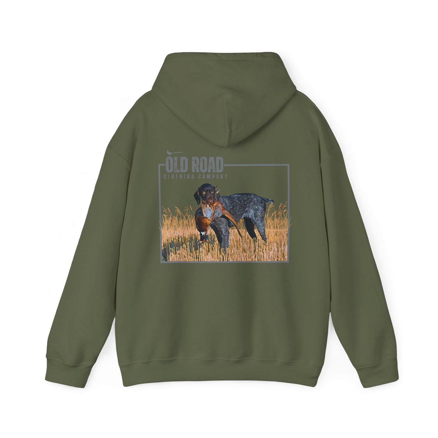 GSP Holding Pheasant Pheasant Hunting German Shorthaired Pointer | Pheasant Hunting Hoodie | Bird Hunting | Bird Dogs | Hunting Dog