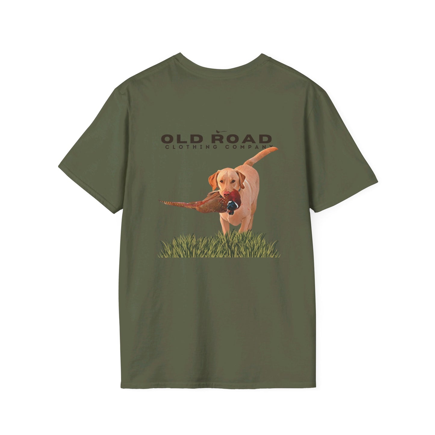 Labrador Retriever T Shirt | Pheasant Hunting | Yellow Lab | Working Labrador Dog | Hunting Dog | Lab and Pheasants | Bird Hunting T Shirt