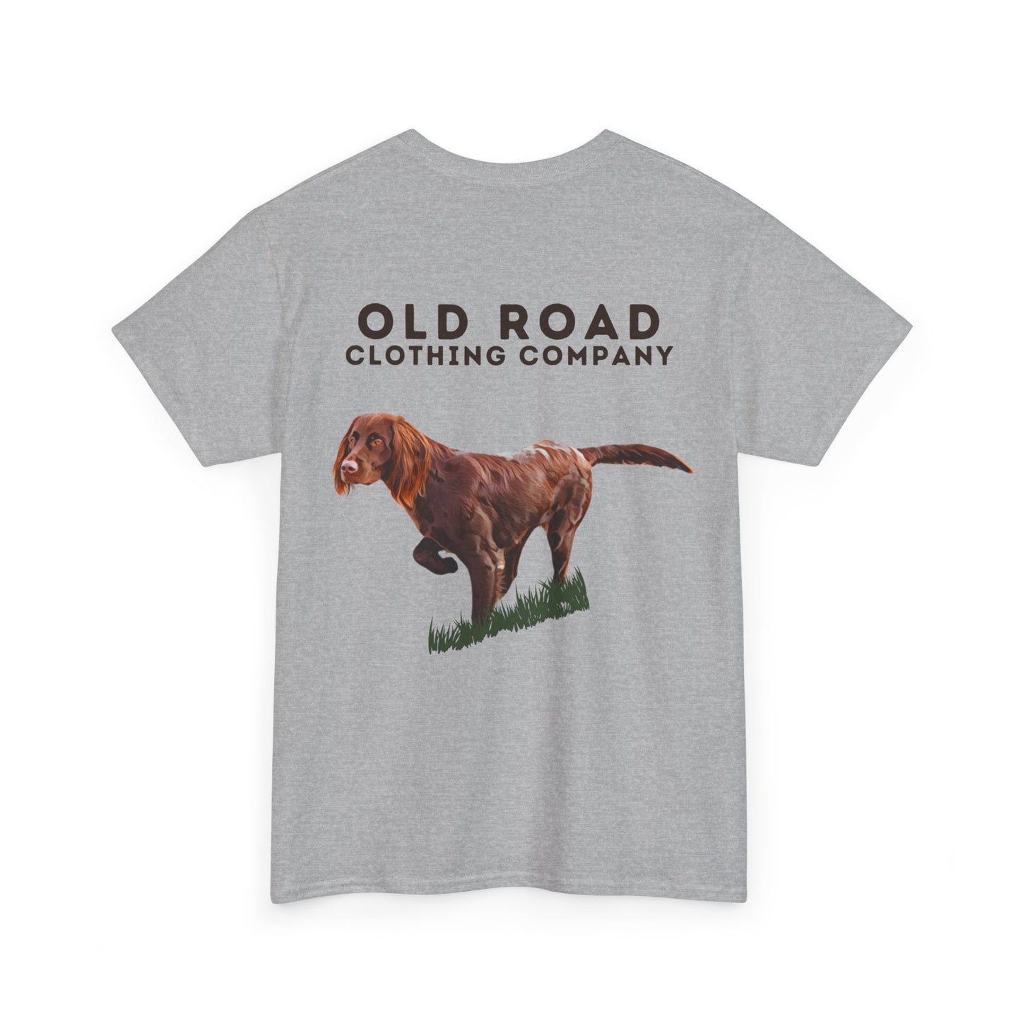 Brittany Dog Pointing | Working Brittany Spaniel Dog T Shirt | Pheasant Hunting T Shirt | Upland Hunting T Shirt | Mens Hunting T Shirt | Bird Hunting T Shirt