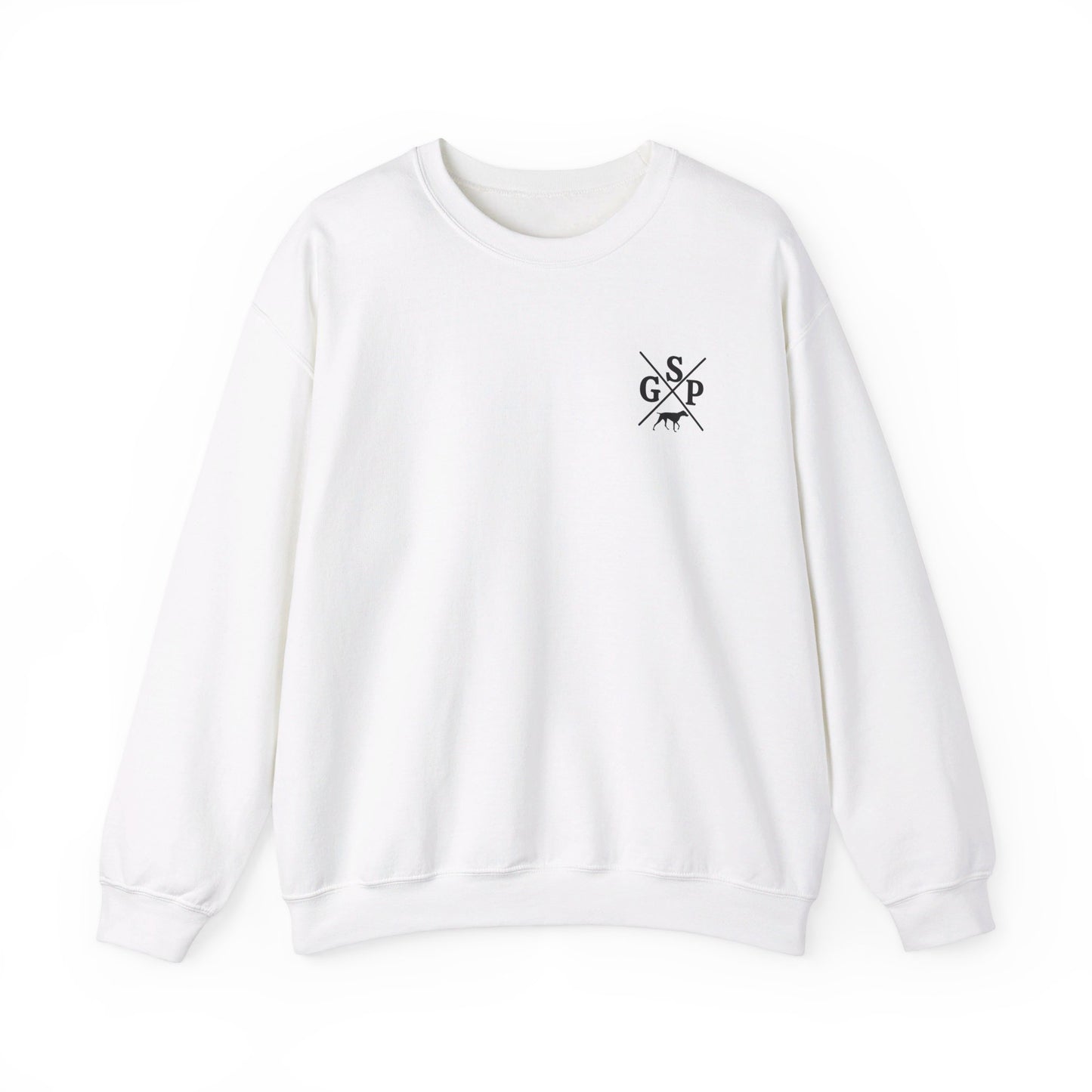 GSP Crewneck | Cross Shirt | GSP X | German Shorthaired Pointer T shirt | Upland Hunting Shirt | GSP Pointing | Hunting Shirt | Bird Hunting