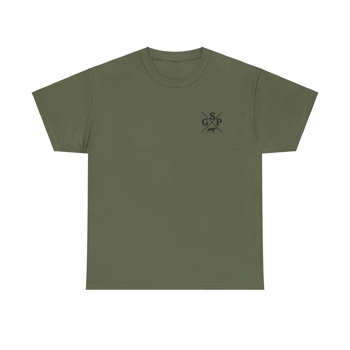 GSP | Cross Shirt | GSP X | German Shorthaired Pointer T shirt | Upland Hunting Shirt | GSP Pointing | Hunting Shirt | Bird Hunting