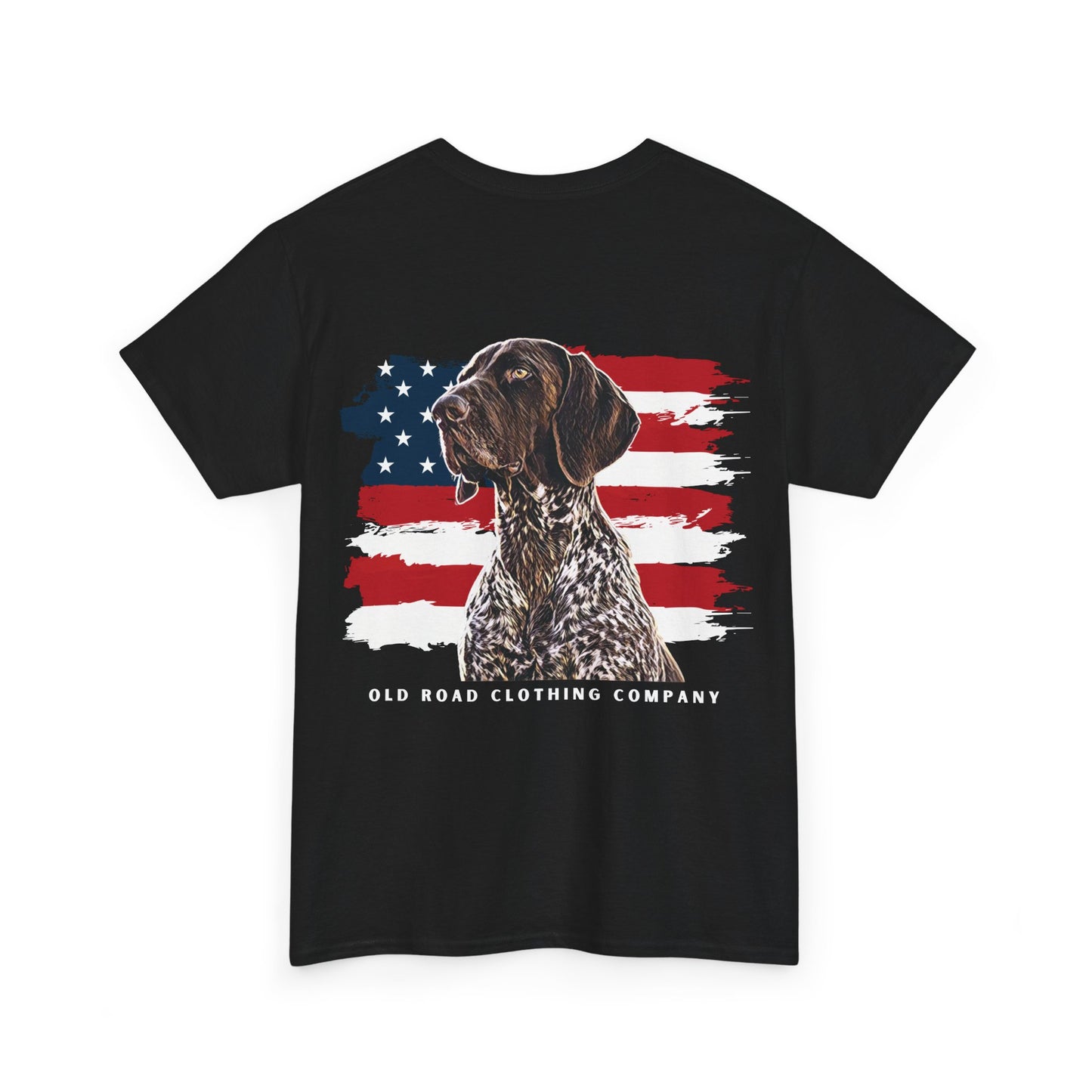 GSP T Shirt | German Shorthaired Pointer T Shirt | American Flag T Shirt | Bird Hunting T Shirt | Pheasant Hunting T Shirt | Grouse Hunting T Shirt