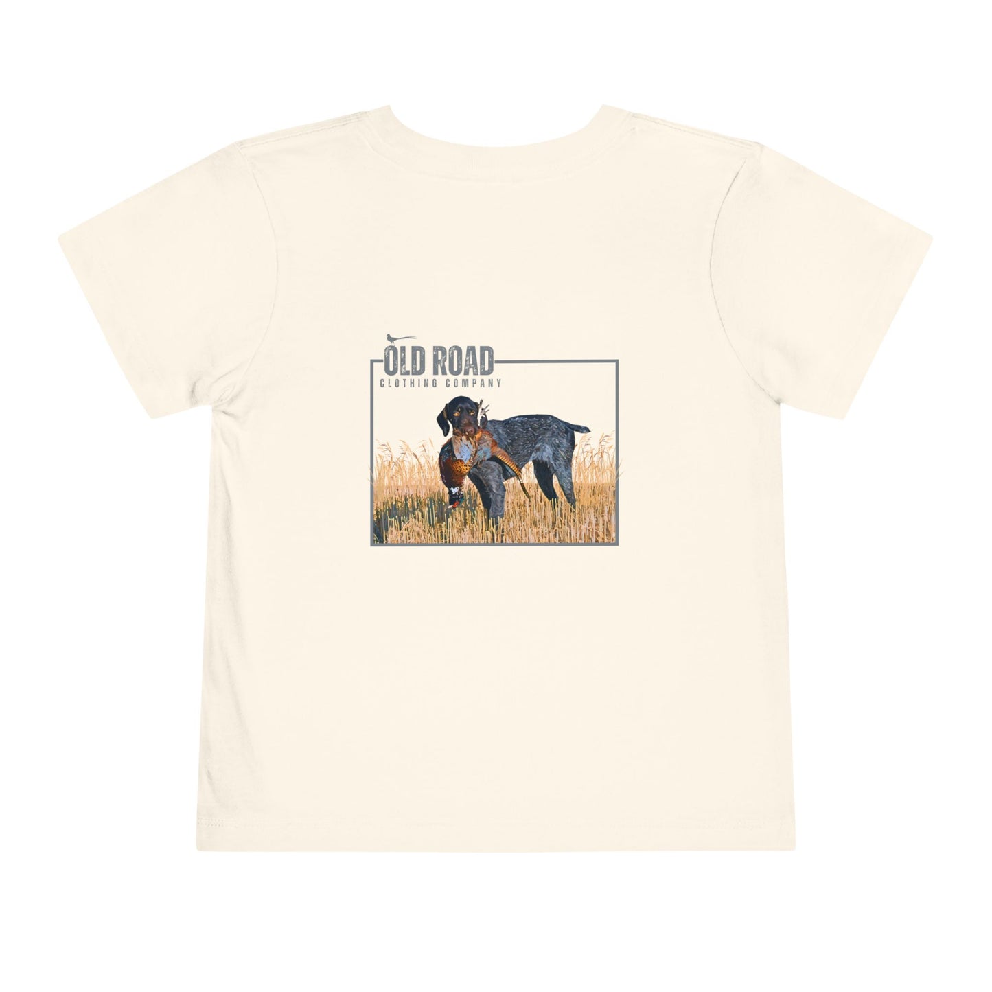 GSP Holding Pheasant Toddler T Shirt | Pheasant Hunting German Shorthaired Pointer | Pheasant Hunting Hoodie | Bird Hunting | Bird Dogs | Hunting Dog