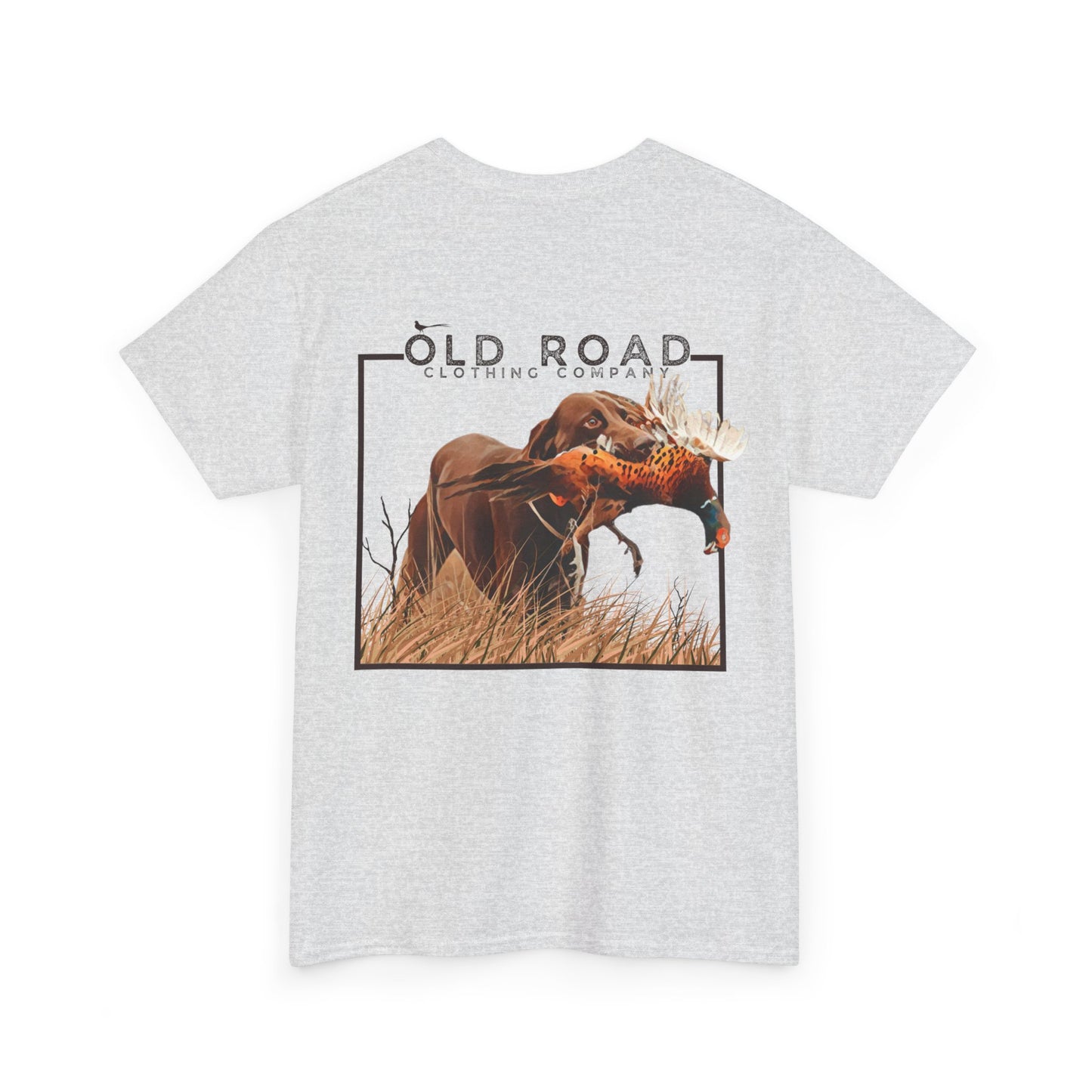 Labrador Retriever Pheasant Hunting T Shirt | Lab Retrieving Pheasant | Duck Hunting | Hunting Dog Shirt | Chocolate Lab | Upland Hunting