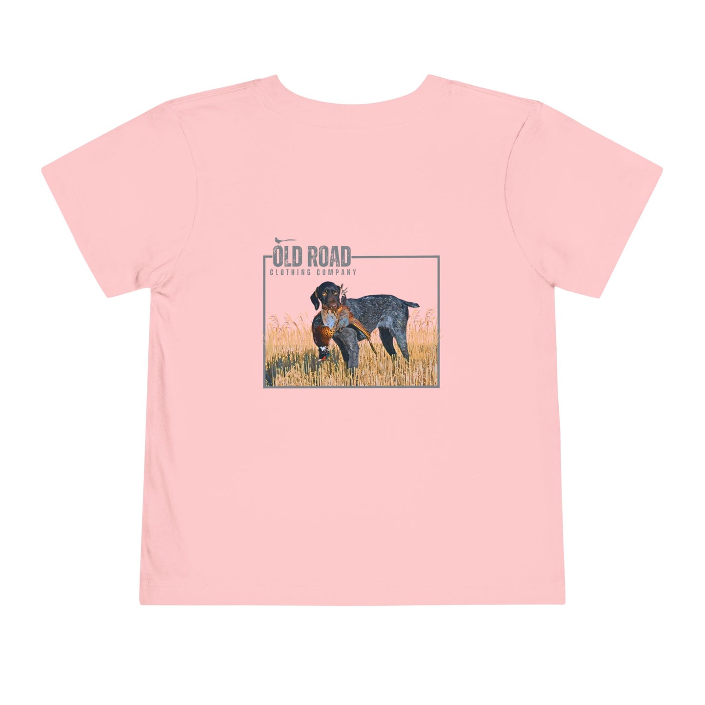 GSP Holding Pheasant Toddler T Shirt | Pheasant Hunting German Shorthaired Pointer | Pheasant Hunting Hoodie | Bird Hunting | Bird Dogs | Hunting Dog