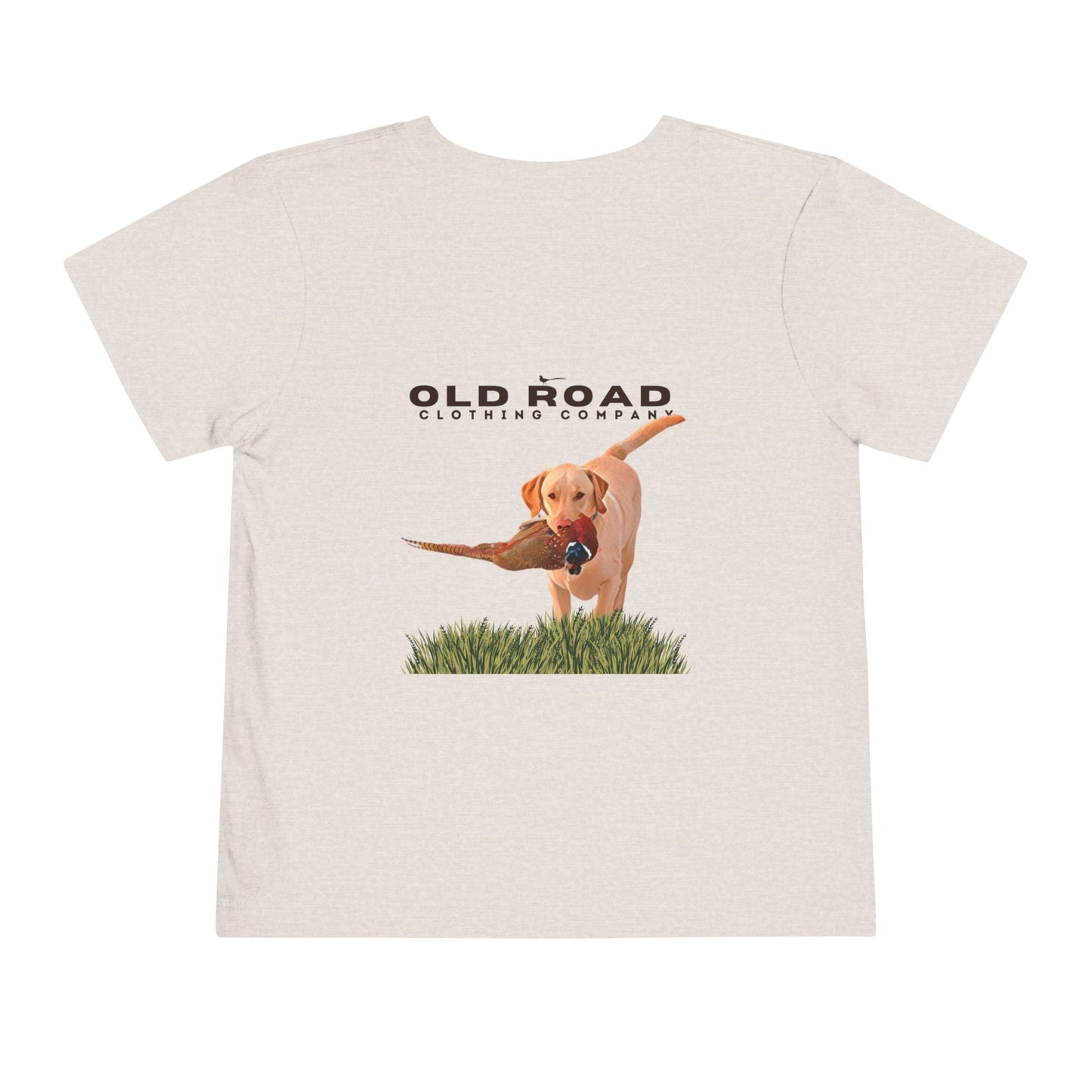 Labrador Retriever Toddler T Shirt | Pheasant Hunting | Yellow Lab | Working Labrador Dog | Hunting Dog | Lab and Pheasants | Bird Hunting T Shirt