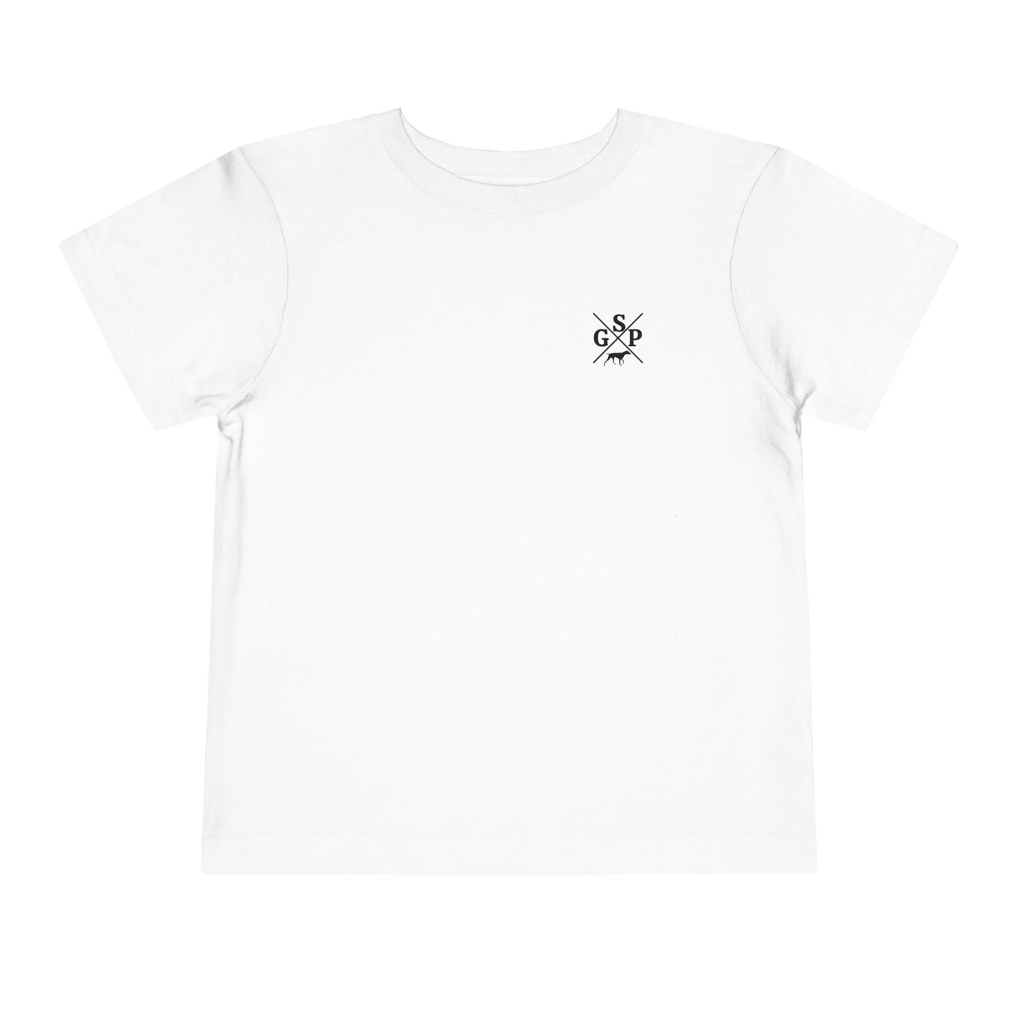 GSP Toddler T Shirt | Cross Shirt | GSP X | German Shorthaired Pointer T shirt | Upland Hunting Shirt | GSP Pointing | Hunting Shirt | Bird Hunting
