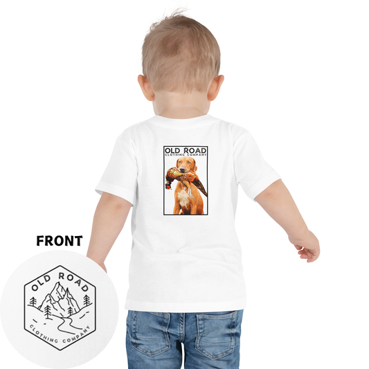 Toddler Vizsla Dog T Shirt | Pheasant Hunting T Shirt | Hunting Dog T Shirt | Upland Hunting T Shirt | Bird Hunting T Shirt | Bird Dog T Shirt