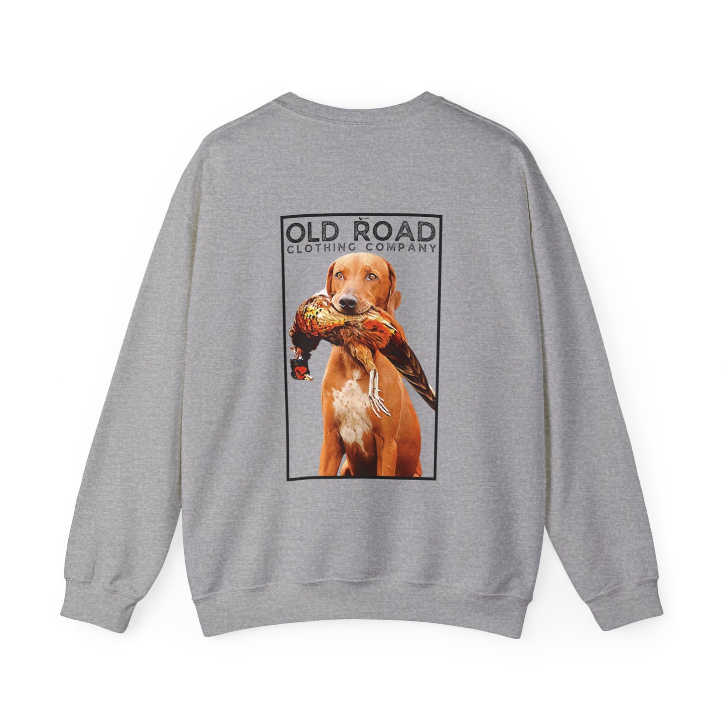 Crewneck Sweatshirt Vizsla Dog T Shirt | Pheasant Hunting T Shirt | Hunting Dog T Shirt | Upland Hunting T Shirt | Bird Hunting T Shirt | Bird Dog T Shirt