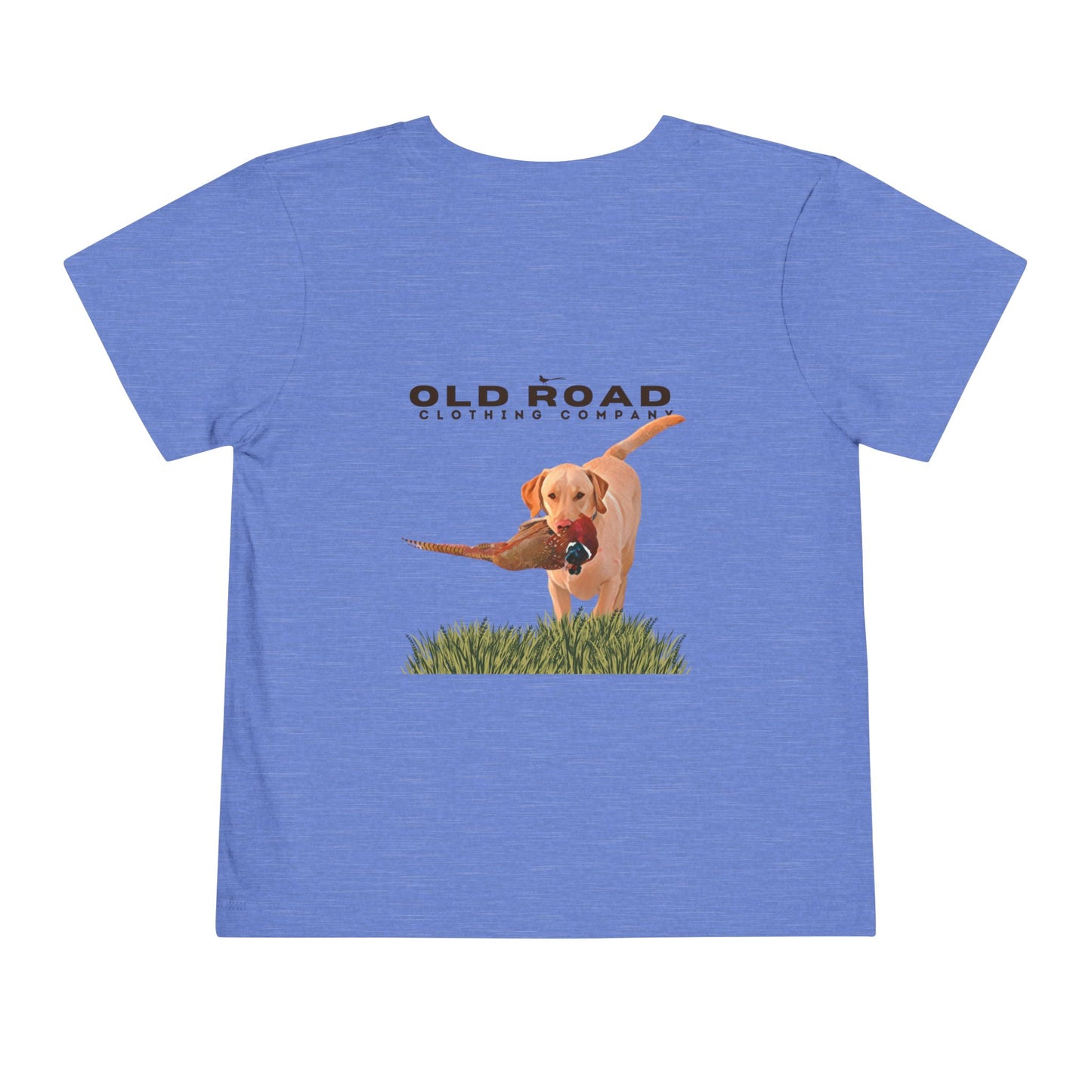 Labrador Retriever Toddler T Shirt | Pheasant Hunting | Yellow Lab | Working Labrador Dog | Hunting Dog | Lab and Pheasants | Bird Hunting T Shirt