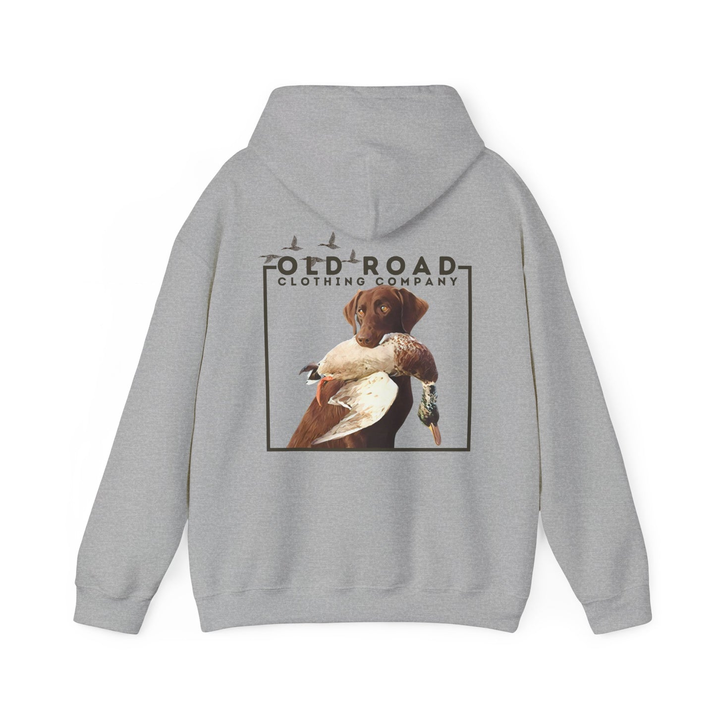 Labrador Retriever Duck Hunting Hoodie | Lab Retrieving Duck | Duck Hunting | Hunting Dog Shirt | Chocolate Lab | Waterfowl Shirt |