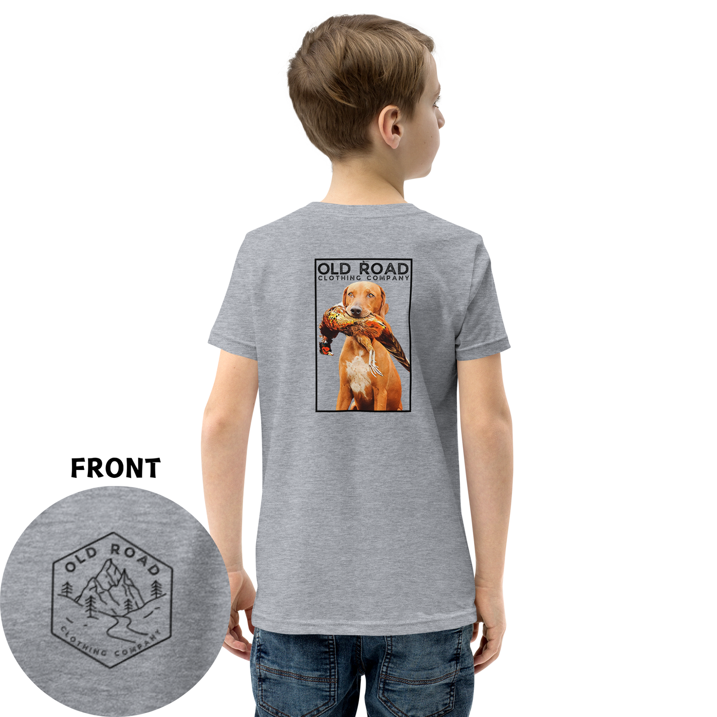 Youth Vizsla Dog T Shirt | Pheasant Hunting T Shirt | Hunting Dog T Shirt | Upland Hunting T Shirt | Bird Hunting T Shirt | Bird Dog T Shirt