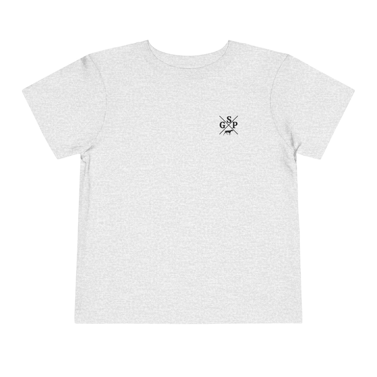 GSP Toddler T Shirt | Cross Shirt | GSP X | German Shorthaired Pointer T shirt | Upland Hunting Shirt | GSP Pointing | Hunting Shirt | Bird Hunting