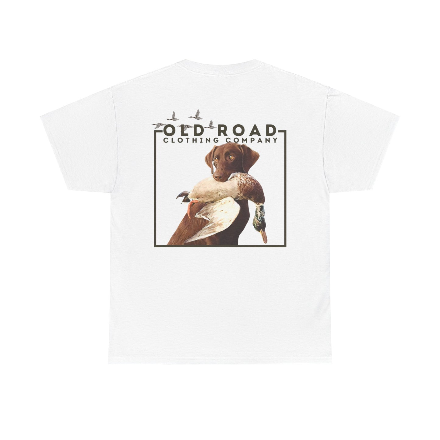 Labrador Retriever Duck Hunting T Shirt | Lab Retrieving Duck | Duck Hunting | Hunting Dog Shirt | Chocolate Lab | Waterfowl Shirt