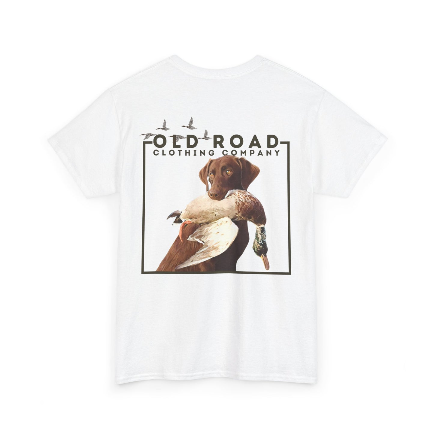 Labrador Retriever Duck Hunting T Shirt | Lab Retrieving Duck | Duck Hunting | Hunting Dog Shirt | Chocolate Lab | Waterfowl Shirt