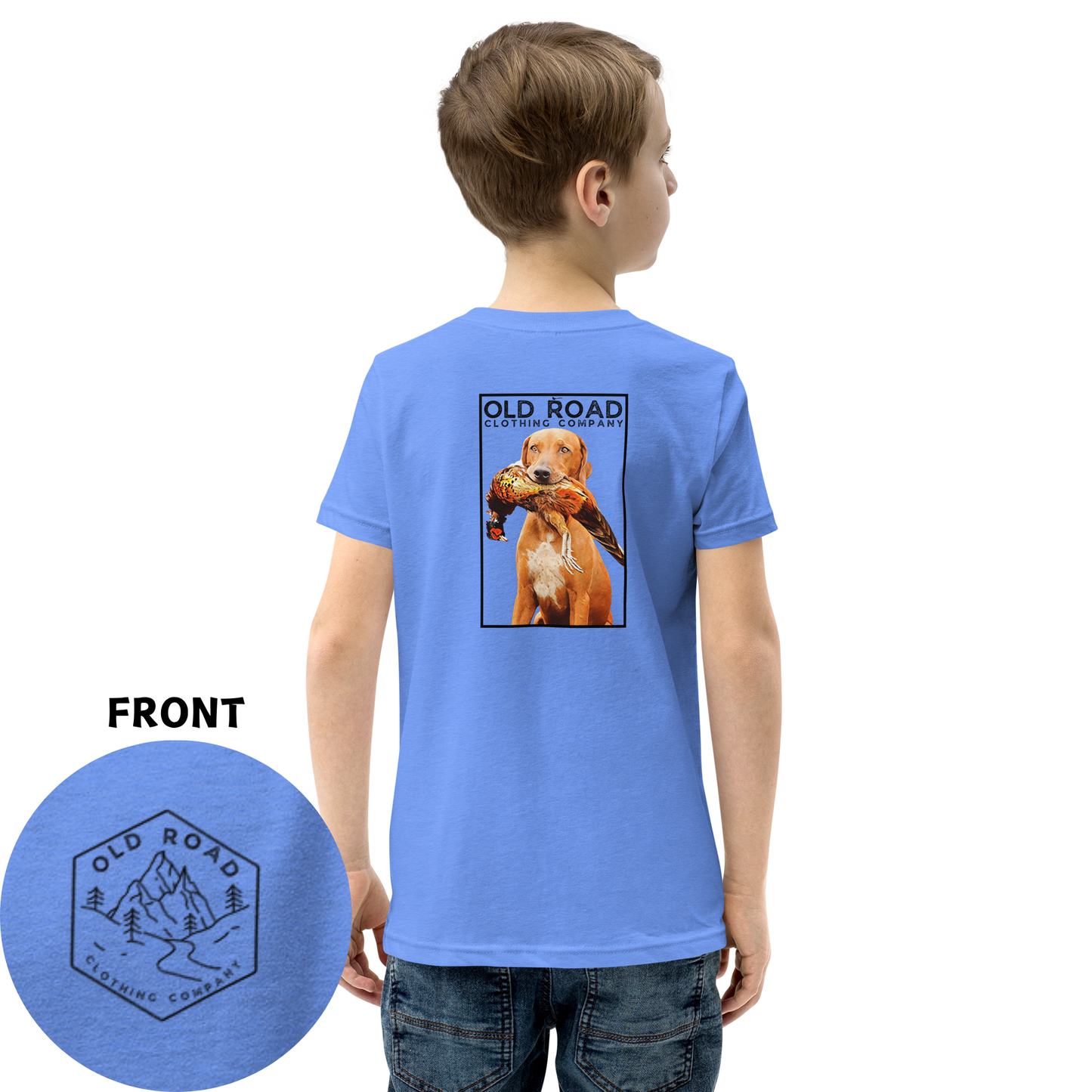Youth Vizsla Dog T Shirt | Pheasant Hunting T Shirt | Hunting Dog T Shirt | Upland Hunting T Shirt | Bird Hunting T Shirt | Bird Dog T Shirt