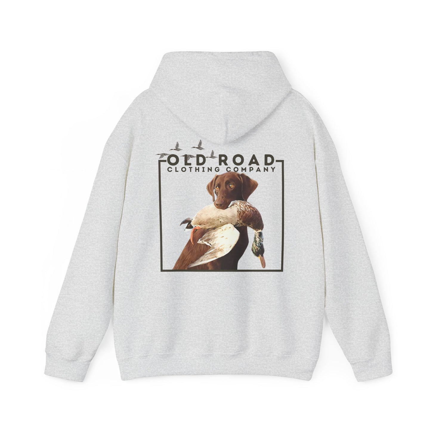 Labrador Retriever Duck Hunting Hoodie | Lab Retrieving Duck | Duck Hunting | Hunting Dog Shirt | Chocolate Lab | Waterfowl Shirt |