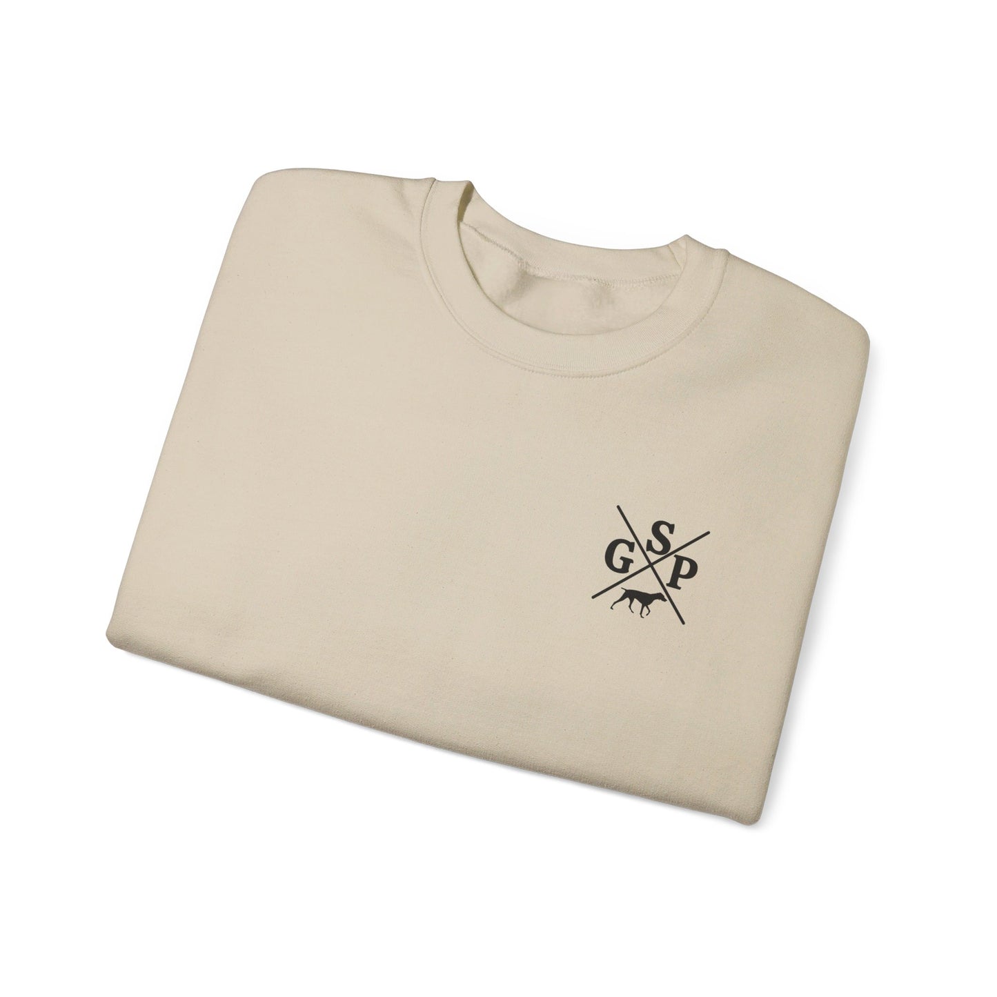 GSP Crewneck | Cross Shirt | GSP X | German Shorthaired Pointer T shirt | Upland Hunting Shirt | GSP Pointing | Hunting Shirt | Bird Hunting