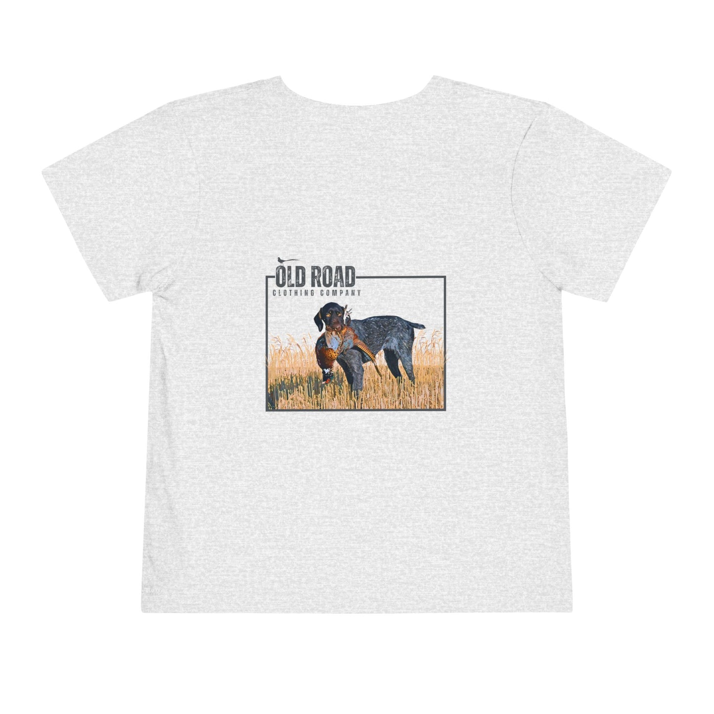 GSP Holding Pheasant Toddler T Shirt | Pheasant Hunting German Shorthaired Pointer | Pheasant Hunting Hoodie | Bird Hunting | Bird Dogs | Hunting Dog
