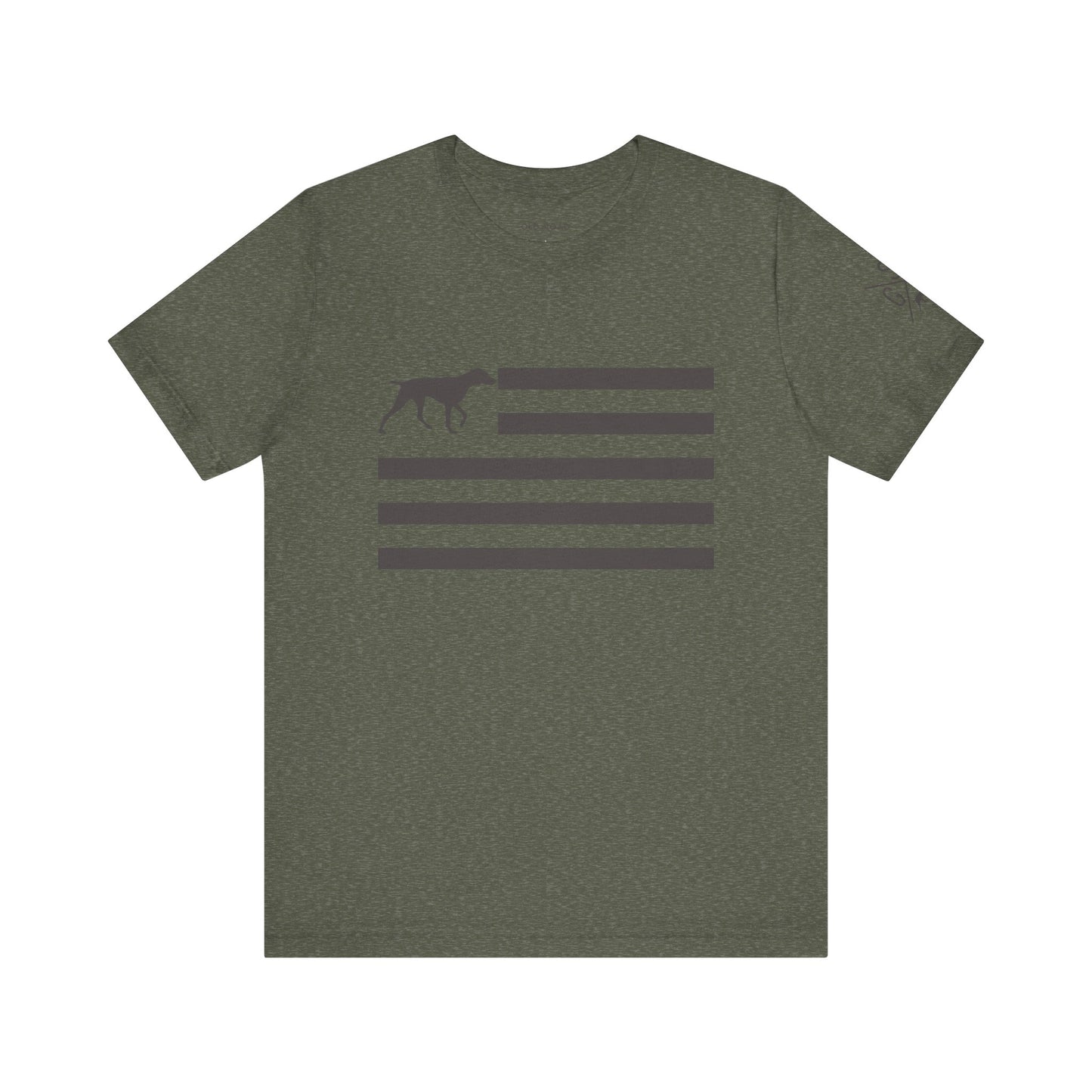GSP Flag T Shirt | GSP X T Shirt | German Shorthaired Pointer Cross T Shirt | German Shorthaired Pointer Flag T Shirt | Upland Hunting T Shirt | Pheasant Hunting T Shirt | Bird Hunting T Shirt | Fathers Day Hunting Gift