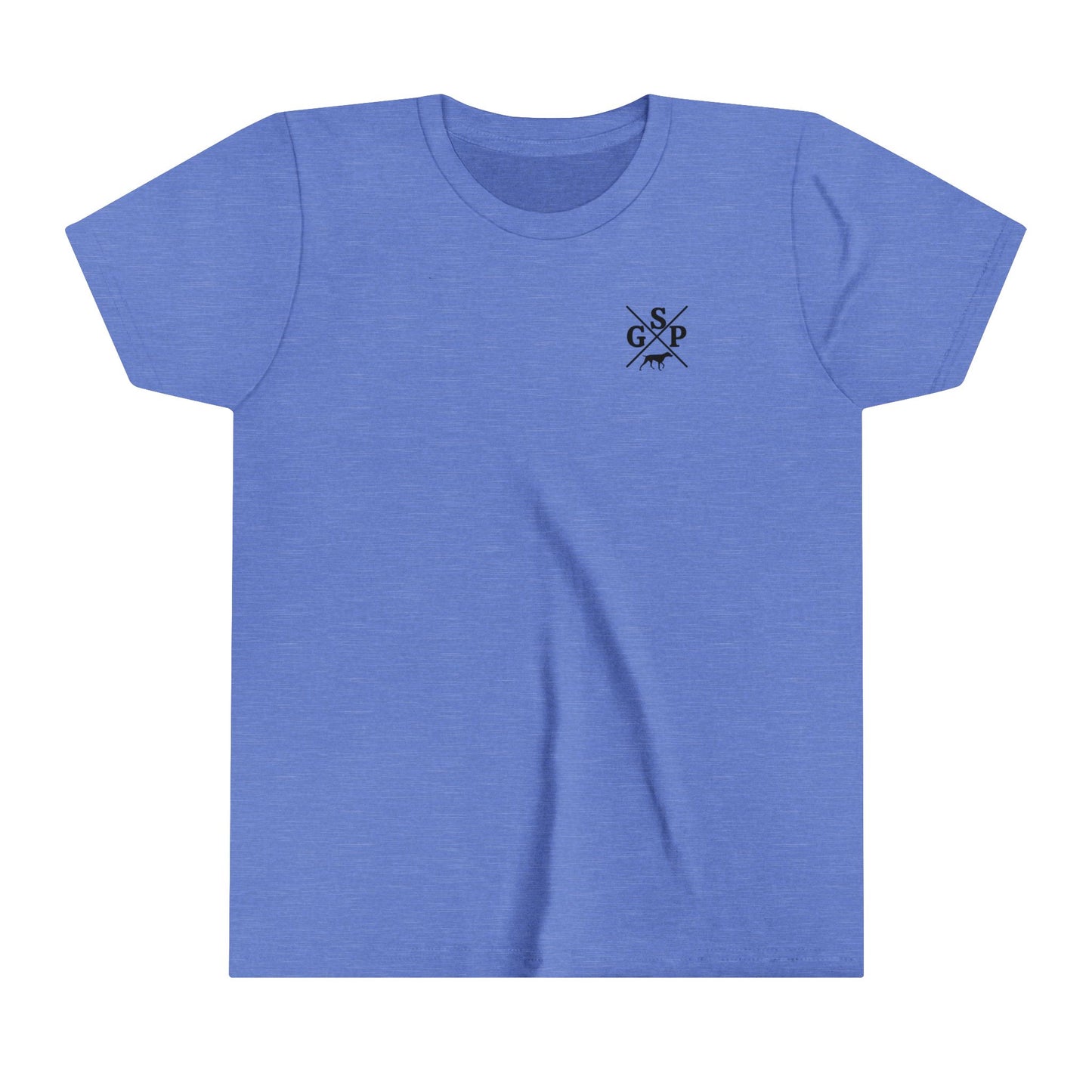 GSP Youht T Shirt | Cross Shirt | GSP X | German Shorthaired Pointer T shirt | Upland Hunting Shirt | GSP Pointing | Hunting Shirt | Bird Hunting