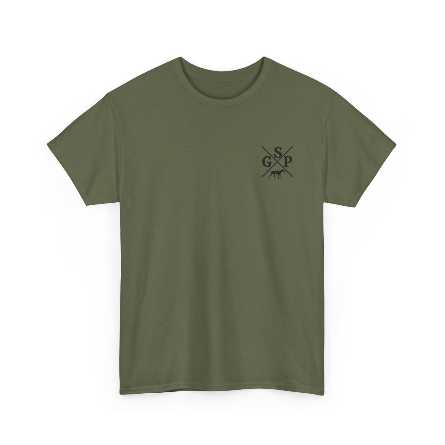 GSP | Cross Shirt | GSP X | German Shorthaired Pointer T shirt | Upland Hunting Shirt | GSP Pointing | Hunting Shirt | Bird Hunting