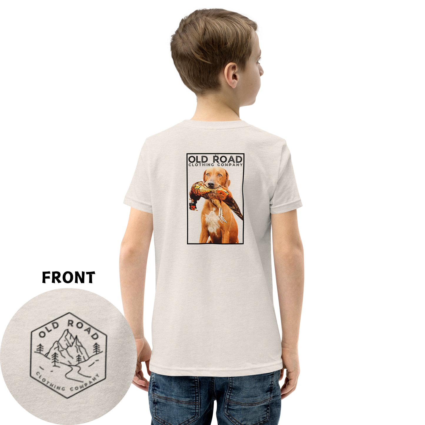 Youth Vizsla Dog T Shirt | Pheasant Hunting T Shirt | Hunting Dog T Shirt | Upland Hunting T Shirt | Bird Hunting T Shirt | Bird Dog T Shirt