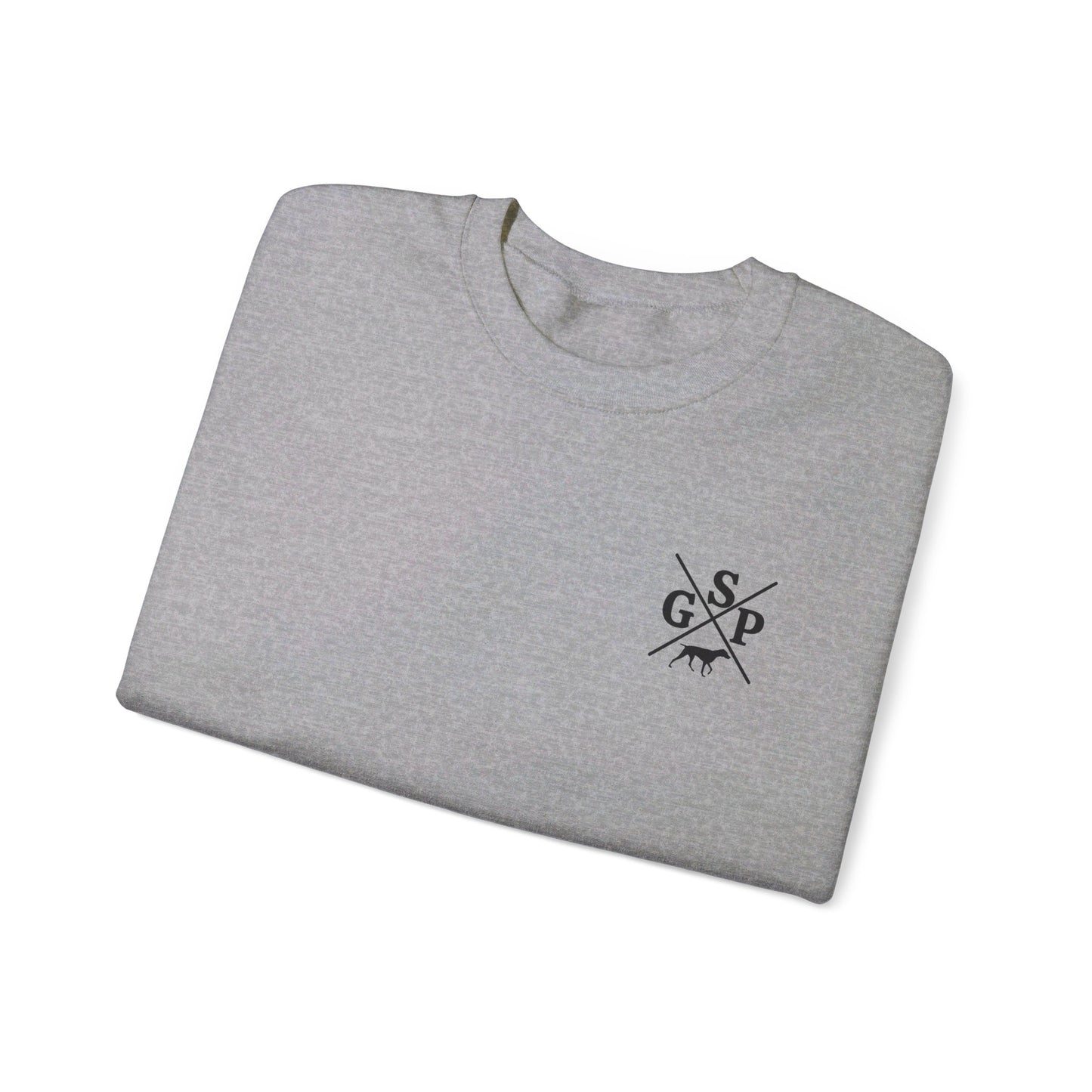 GSP Crewneck | Cross Shirt | GSP X | German Shorthaired Pointer T shirt | Upland Hunting Shirt | GSP Pointing | Hunting Shirt | Bird Hunting
