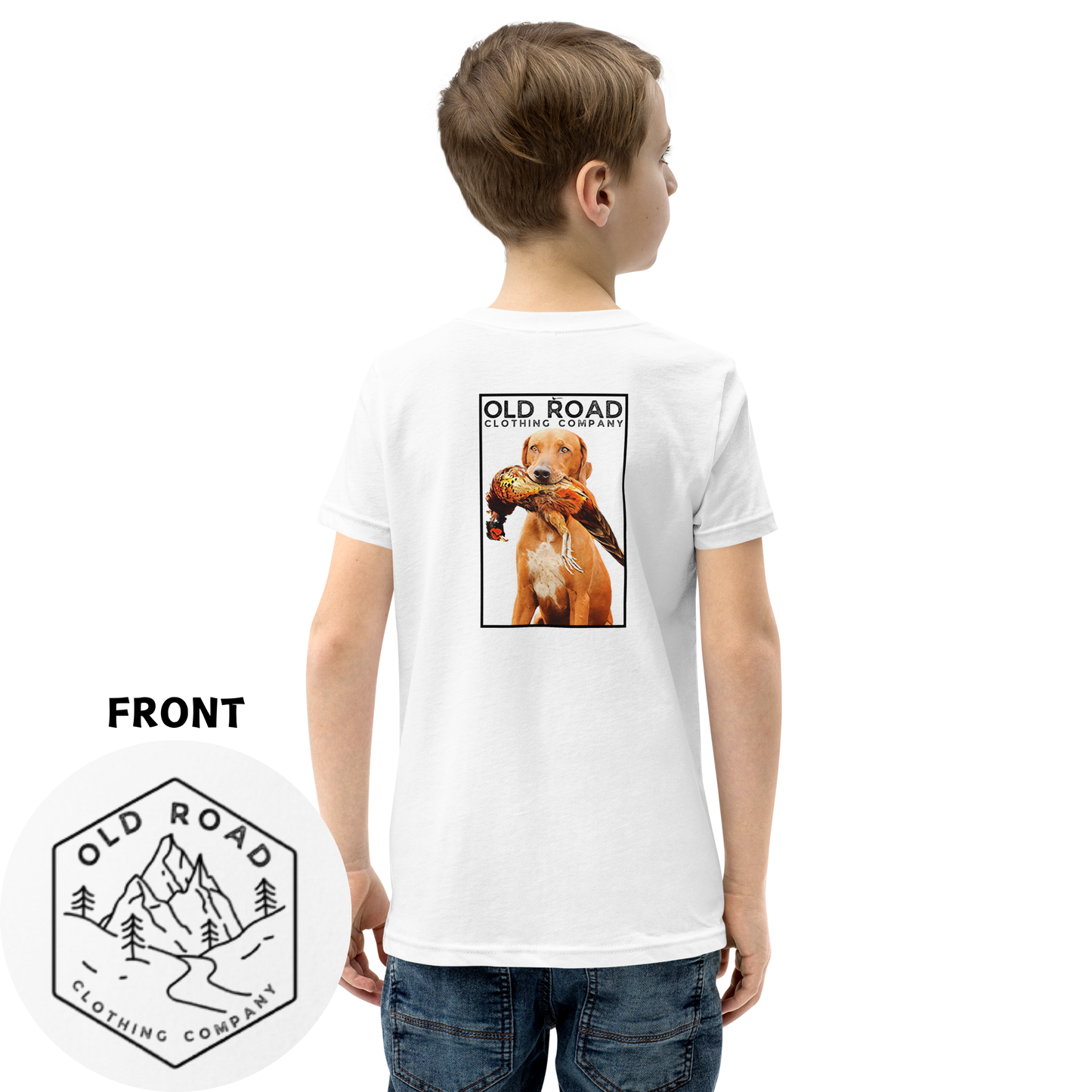 Youth Vizsla Dog T Shirt | Pheasant Hunting T Shirt | Hunting Dog T Shirt | Upland Hunting T Shirt | Bird Hunting T Shirt | Bird Dog T Shirt