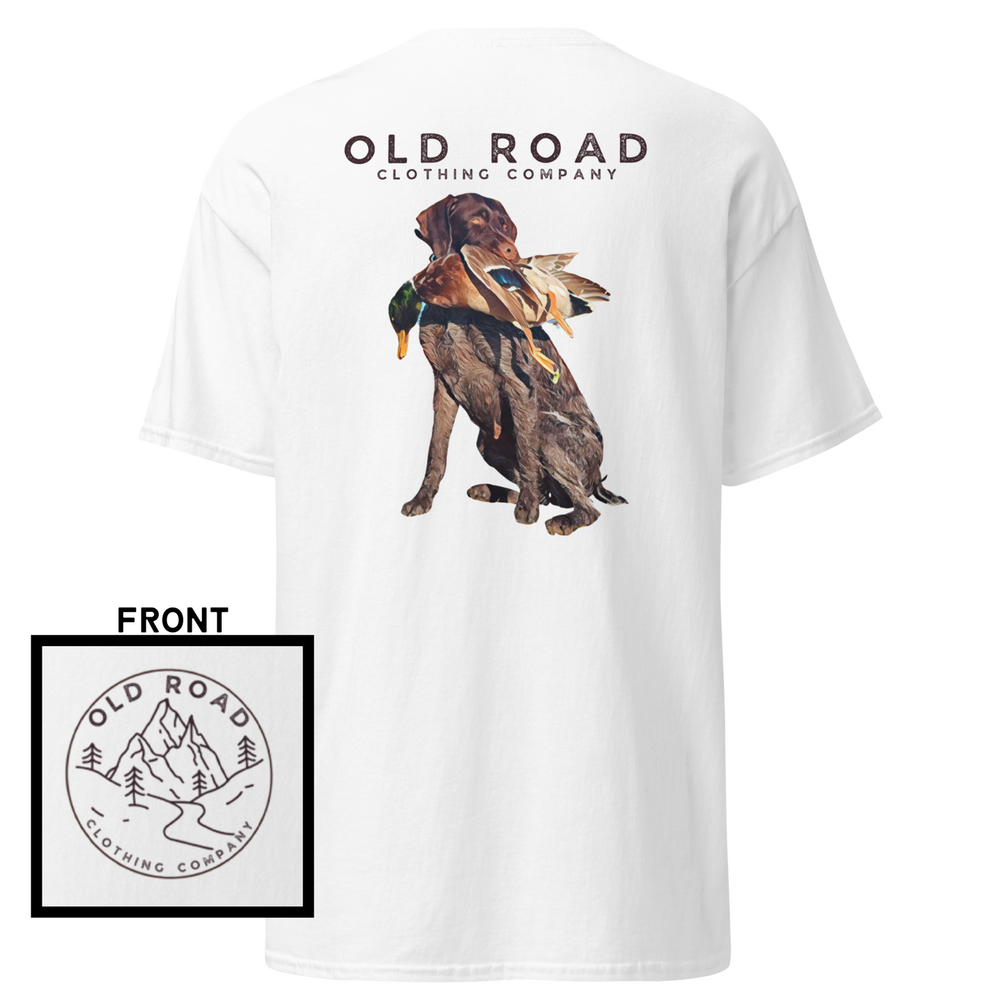 German Wirehaired Pointer T Shirt | Duck Hunting T shirt | Hunting Dogs | Bird Hunting | GWP Shirt | Gifts For Hunters | Fathers Day Gift