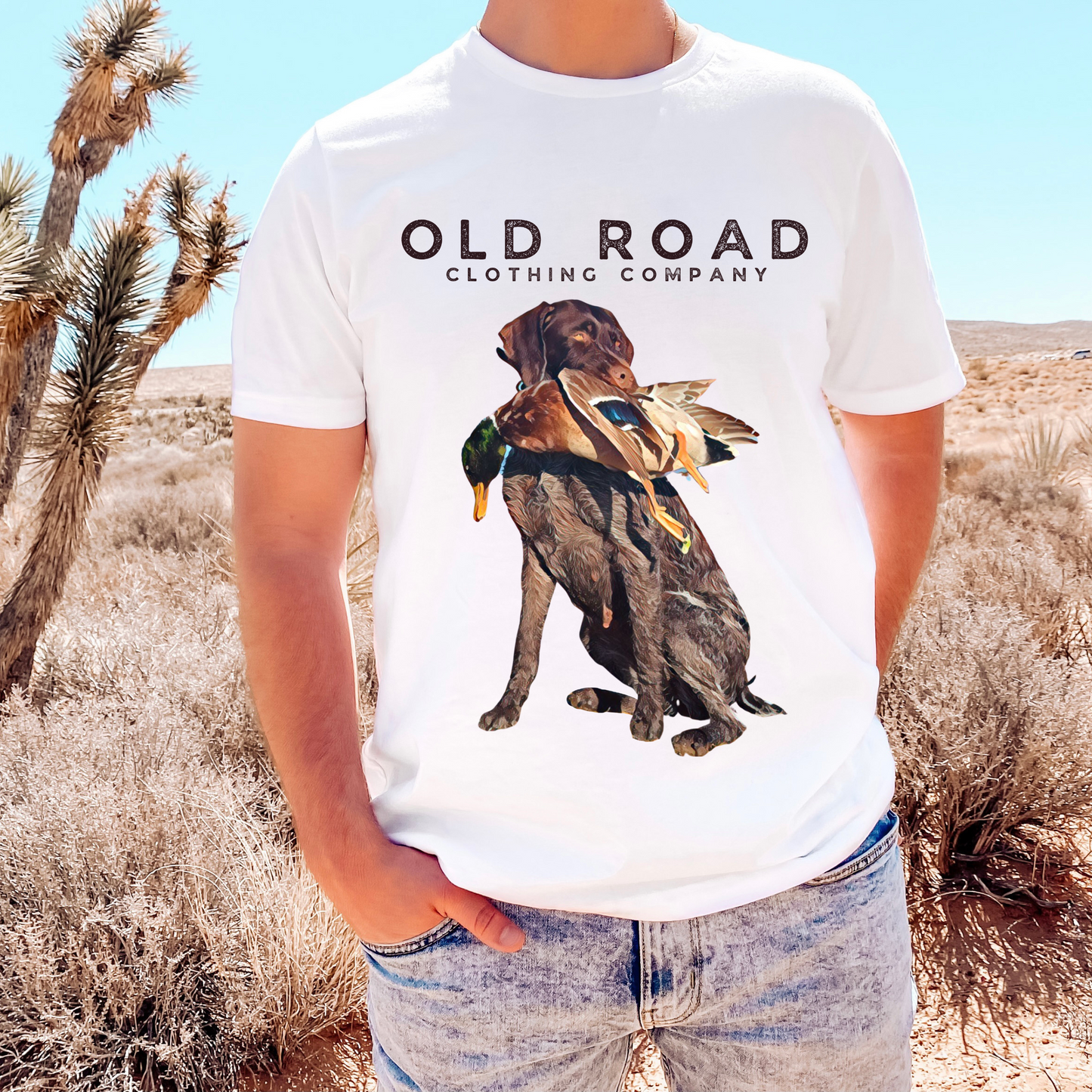German Wirehaired Pointer T Shirt | Duck Hunting T shirt | Hunting Dogs | Bird Hunting | GWP Shirt | Hunter Christmas Gifts | Duck Hunters