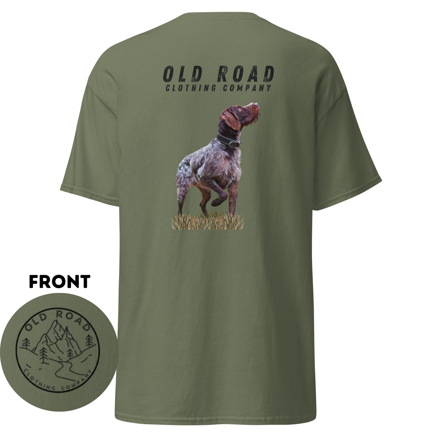 GWP T Shirt | German Wirehaired Pointer T Shirt | Duck Hunting T Shirt | Waterfowl T Shirt | Upland Hunting T Shirt | Pheasant Hunting