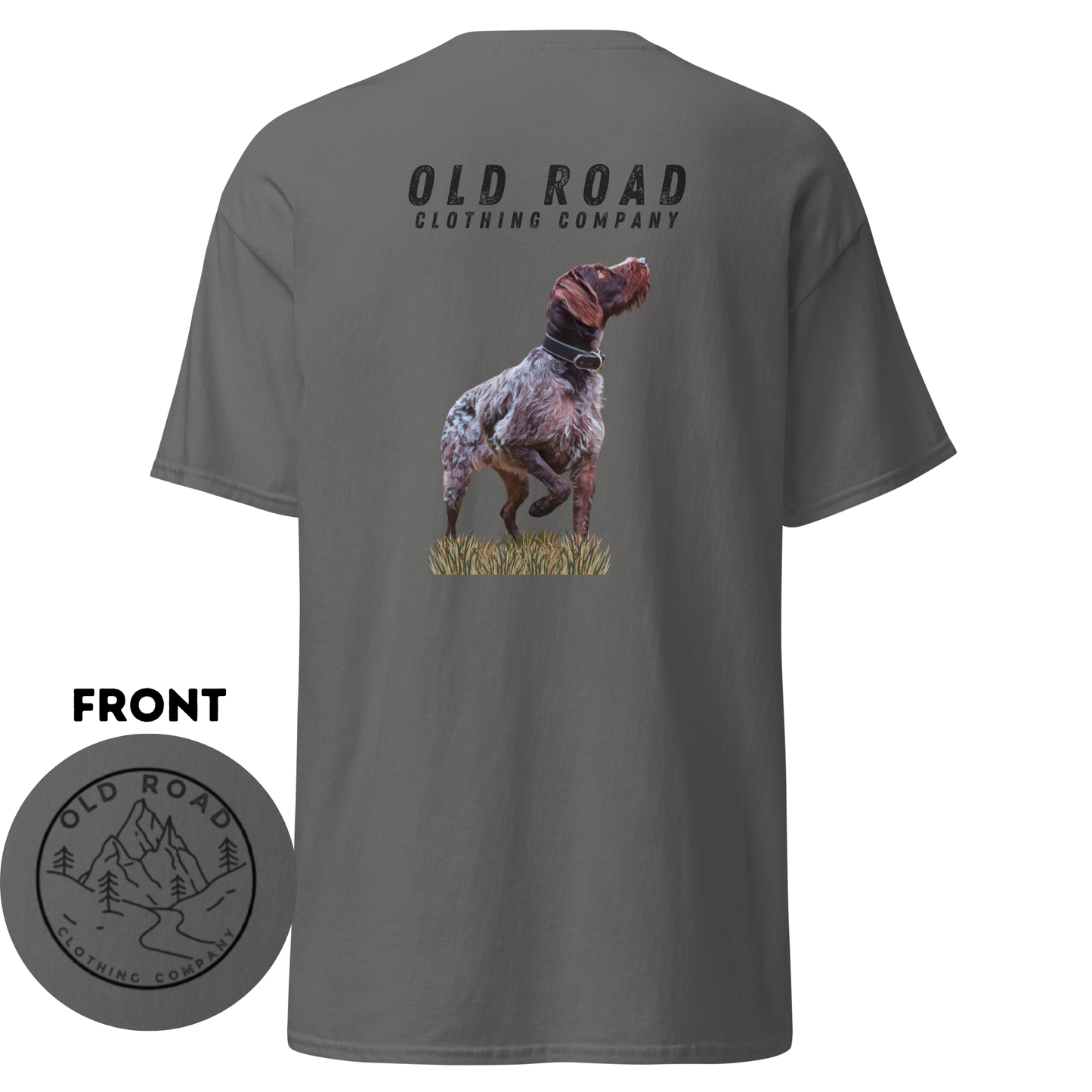 GWP T Shirt | German Wirehaired Pointer T Shirt | Duck Hunting T Shirt | Waterfowl T Shirt | Upland Hunting T Shirt | Pheasant Hunting