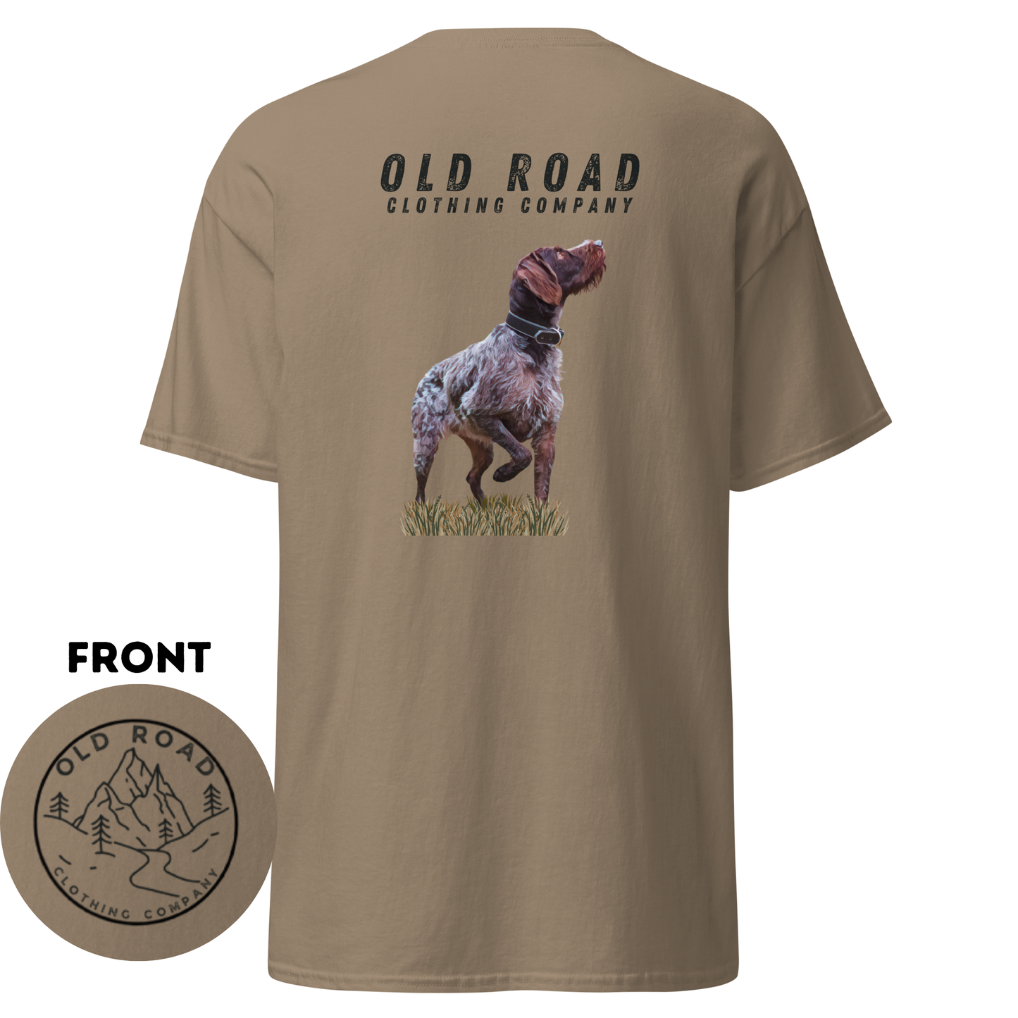 GWP T Shirt | German Wirehaired Pointer T Shirt | Duck Hunting T Shirt | Waterfowl T Shirt | Upland Hunting T Shirt | Pheasant Hunting