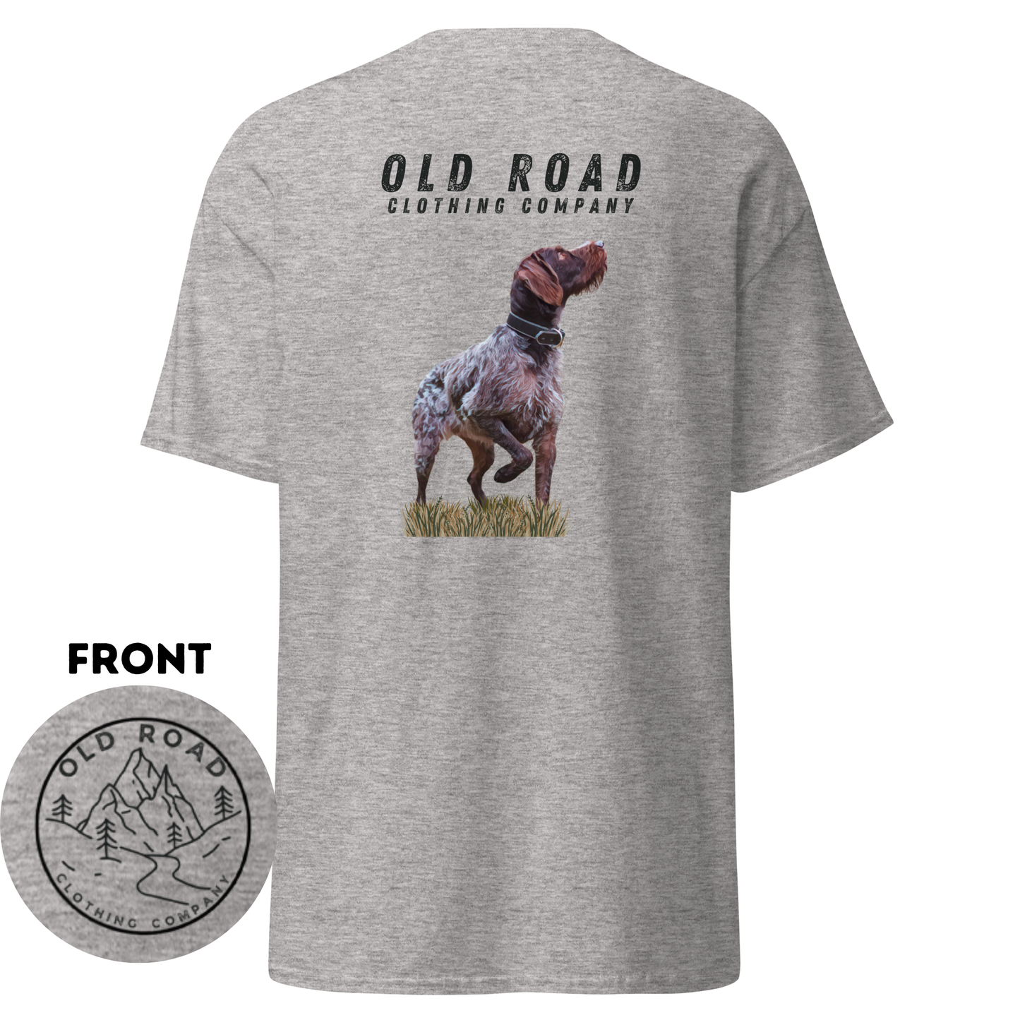 GWP T Shirt | German Wirehaired Pointer T Shirt | Duck Hunting T Shirt | Waterfowl T Shirt | Upland Hunting T Shirt | Pheasant Hunting