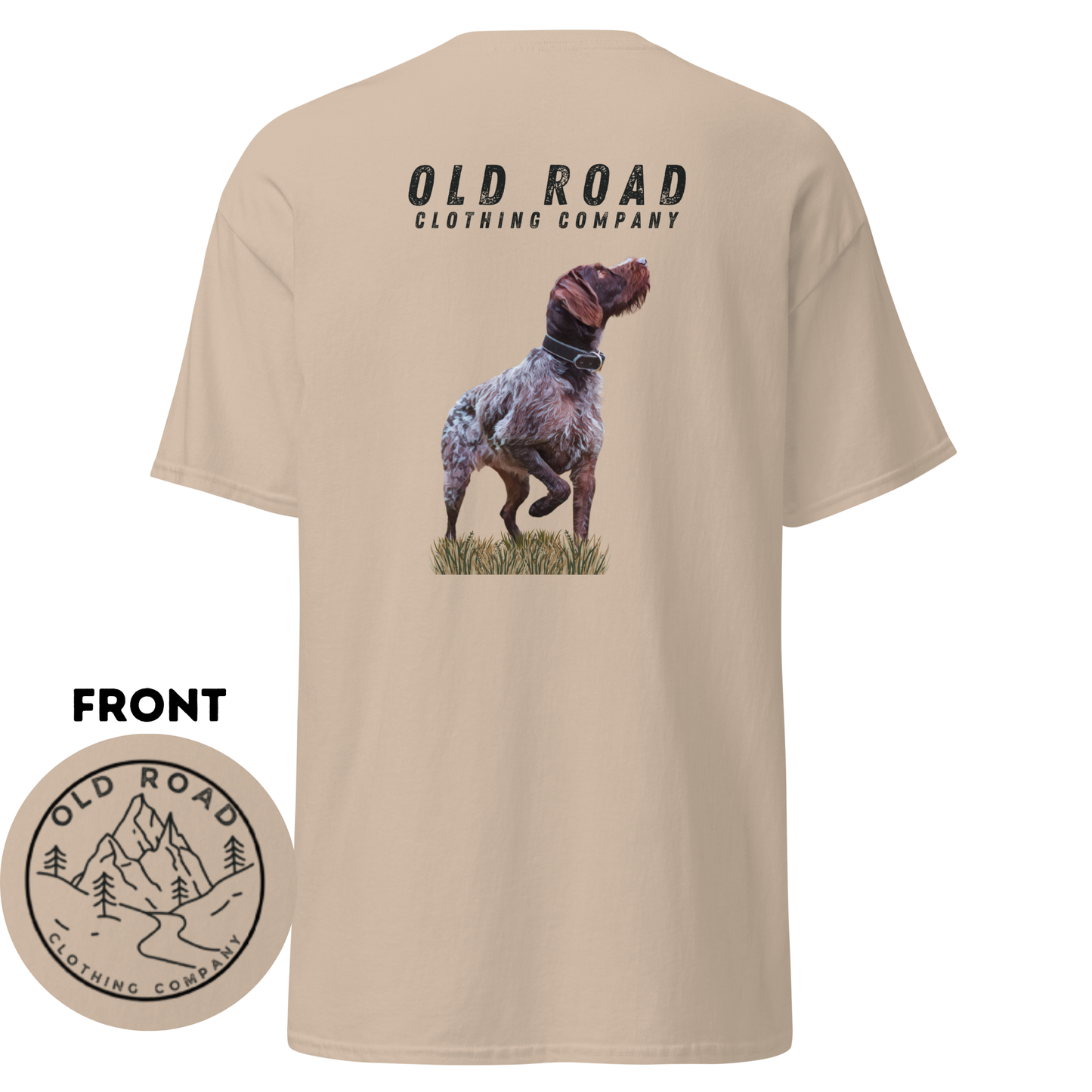 GWP T Shirt | German Wirehaired Pointer T Shirt | Duck Hunting T Shirt | Waterfowl T Shirt | Upland Hunting T Shirt | Pheasant Hunting