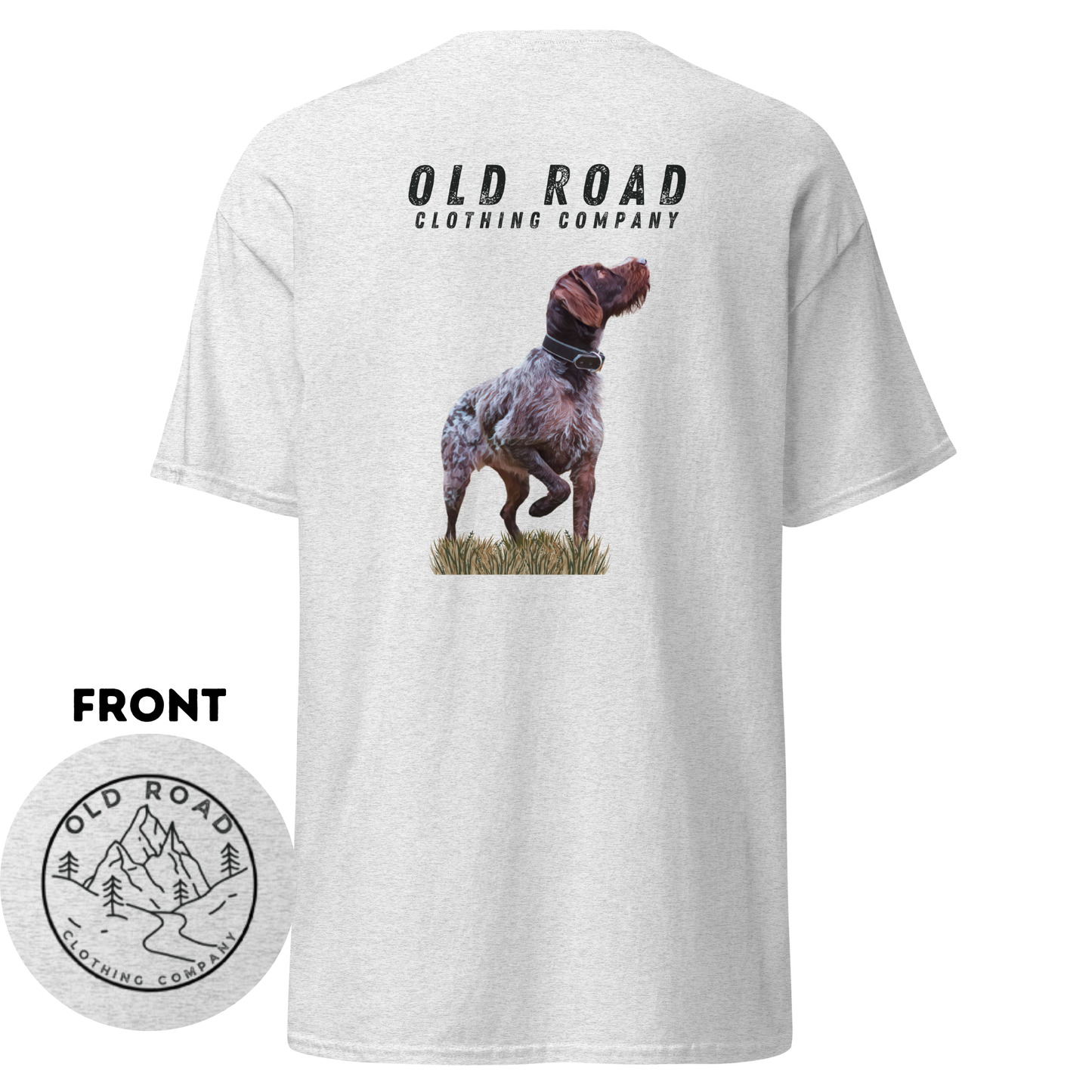 GWP T Shirt | German Wirehaired Pointer T Shirt | Duck Hunting T Shirt | Waterfowl T Shirt | Upland Hunting T Shirt | Pheasant Hunting