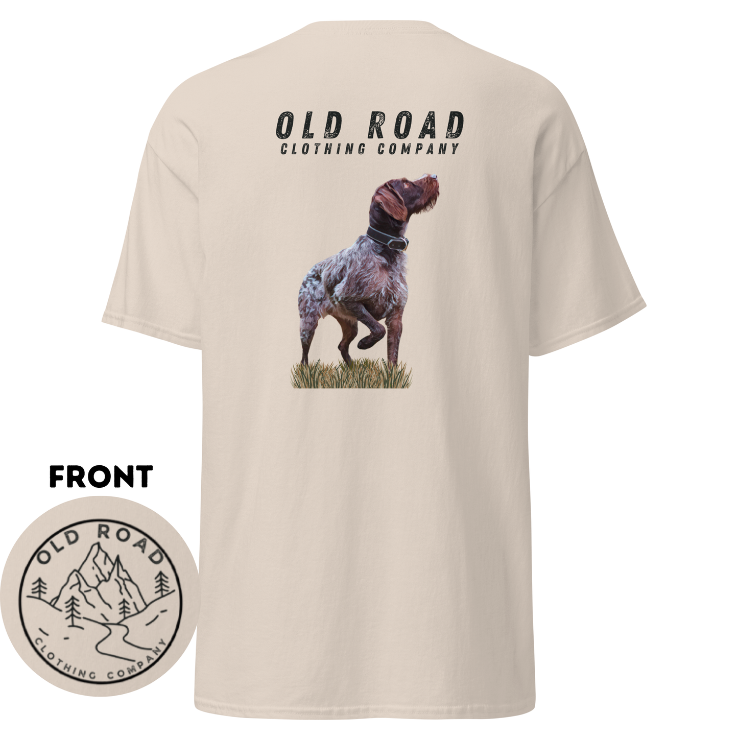 GWP T Shirt | German Wirehaired Pointer T Shirt | Duck Hunting T Shirt | Waterfowl T Shirt | Upland Hunting T Shirt | Pheasant Hunting