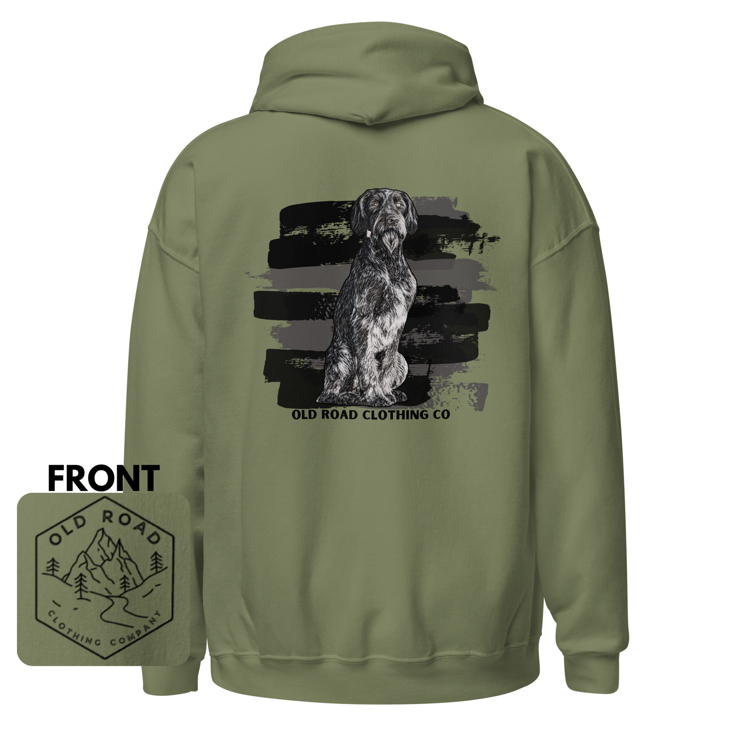 German Wirehaired Pointer Hoodie | Duck Hunting Hoodie | Waterfowl Hunting Hoodie| Bird Hunting Hoodie | GWP | Bird Dog Hoodie