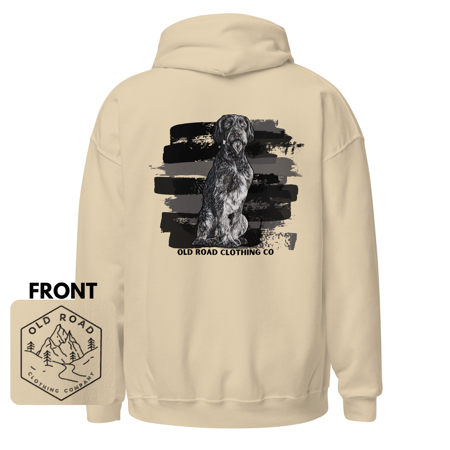German Wirehaired Pointer Hoodie | Duck Hunting Hoodie | Waterfowl Hunting Hoodie| Bird Hunting Hoodie | GWP | Bird Dog Hoodie