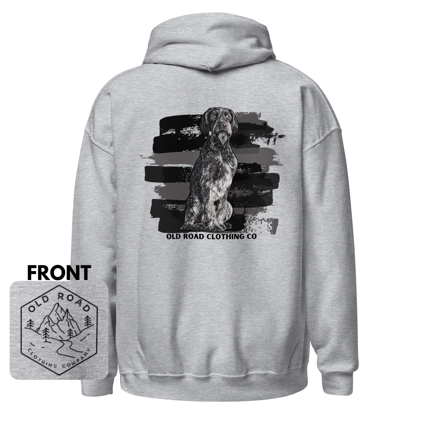 German Wirehaired Pointer Hoodie | Duck Hunting Hoodie | Waterfowl Hunting Hoodie| Bird Hunting Hoodie | GWP | Bird Dog Hoodie