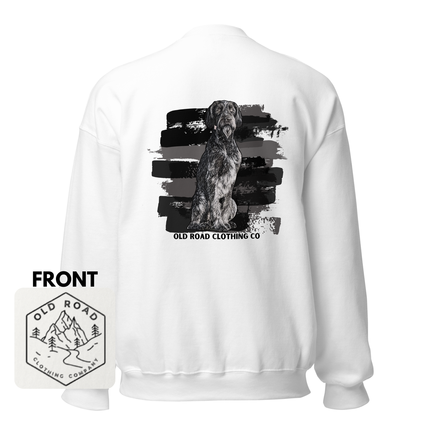 German Wirehaired Pointer Crewneck | Duck Hunting Sweatshirt | Waterfowl Hunting Crewneck | Bird Hunting Sweatshirt | GWP | Bird Dog crewneck