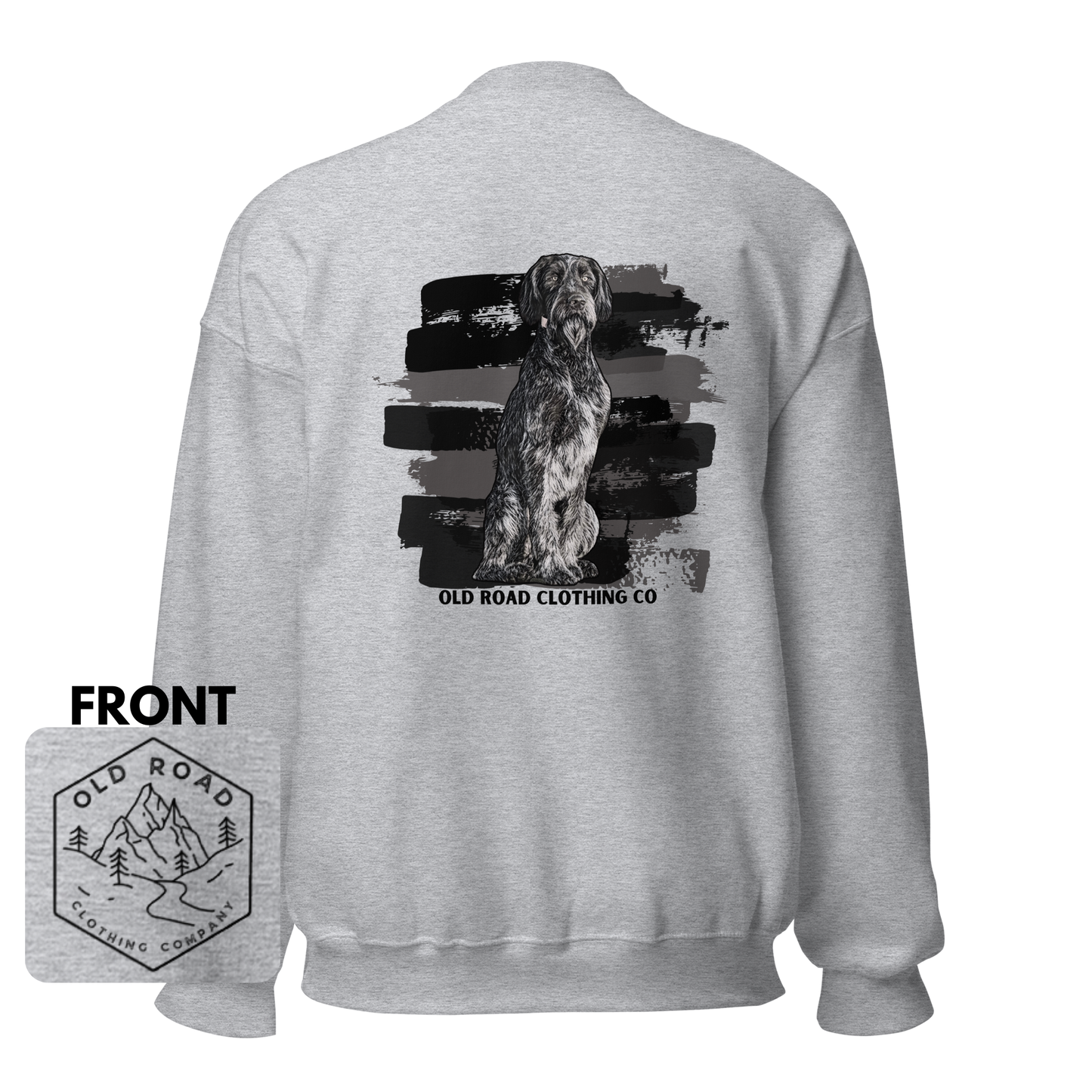 German Wirehaired Pointer Crewneck | Duck Hunting Sweatshirt | Waterfowl Hunting Crewneck | Bird Hunting Sweatshirt | GWP | Bird Dog crewneck