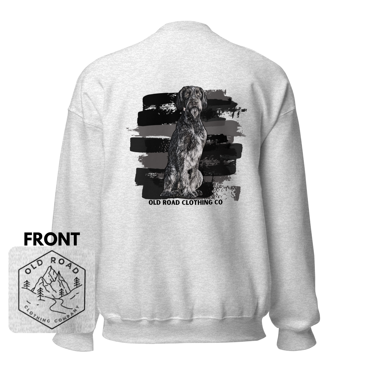 German Wirehaired Pointer Crewneck | Duck Hunting Sweatshirt | Waterfowl Hunting Crewneck | Bird Hunting Sweatshirt | GWP | Bird Dog crewneck