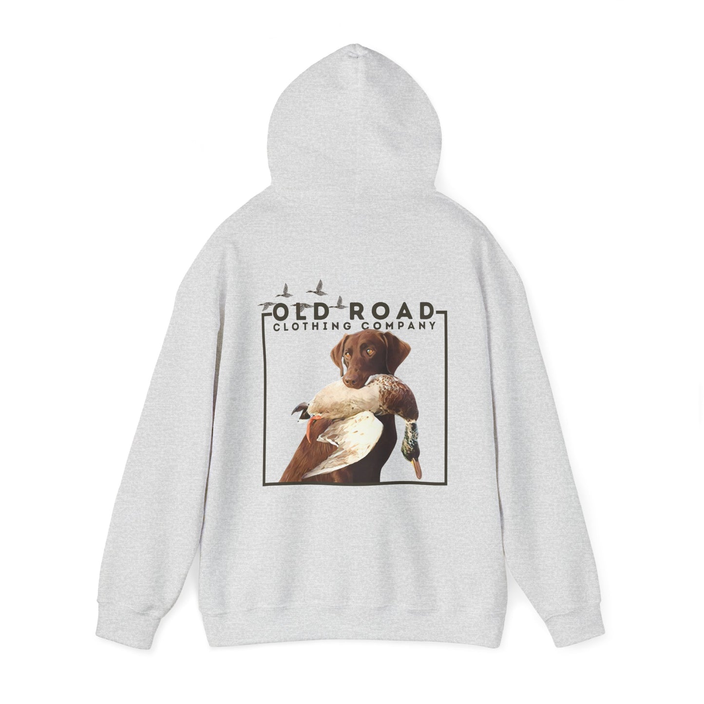 Labrador Retriever Duck Hunting Hoodie | Lab Retrieving Duck | Duck Hunting | Hunting Dog Shirt | Chocolate Lab | Waterfowl Shirt |